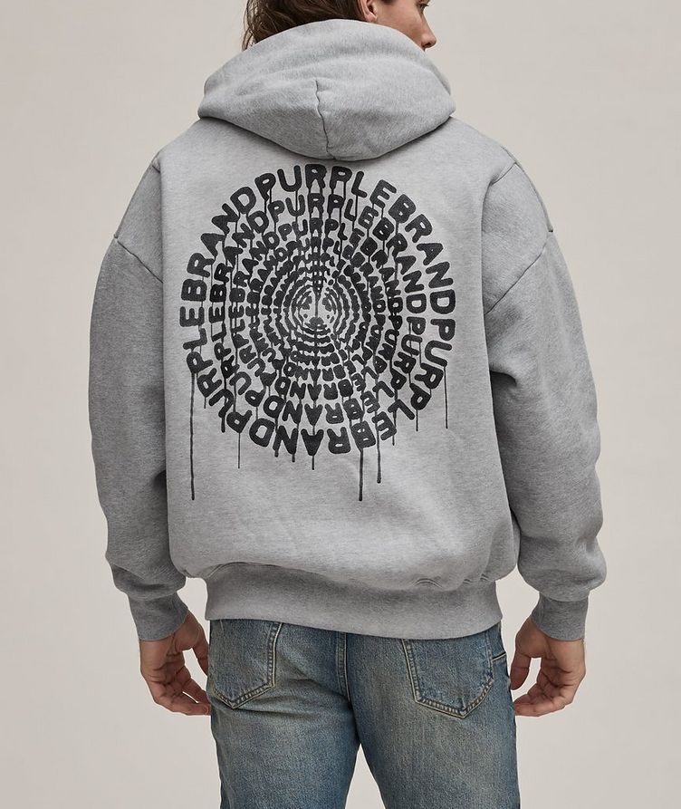 Arched Logo Cotton Hooded Sweater  image 2