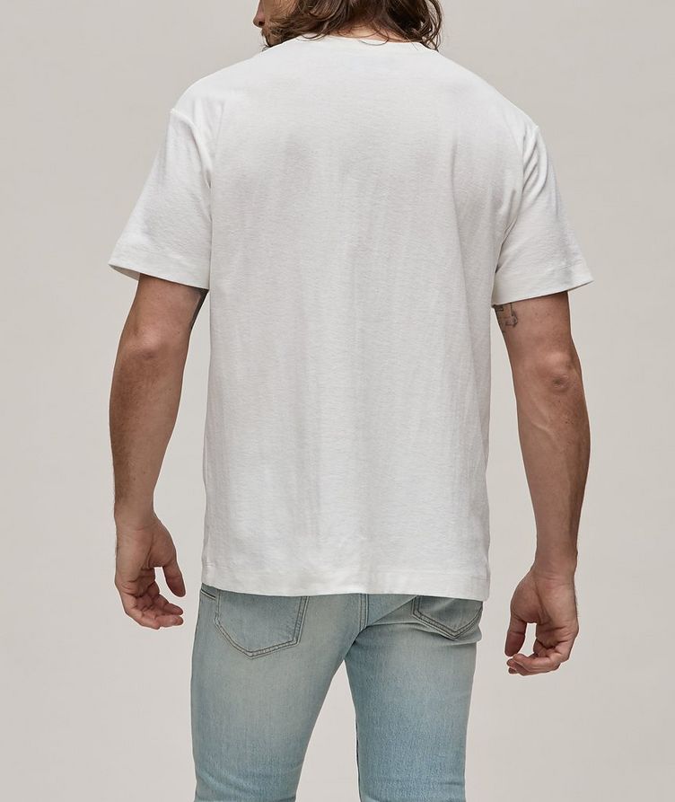 Abstract Bull Printed Cotton T-Shirt image 2