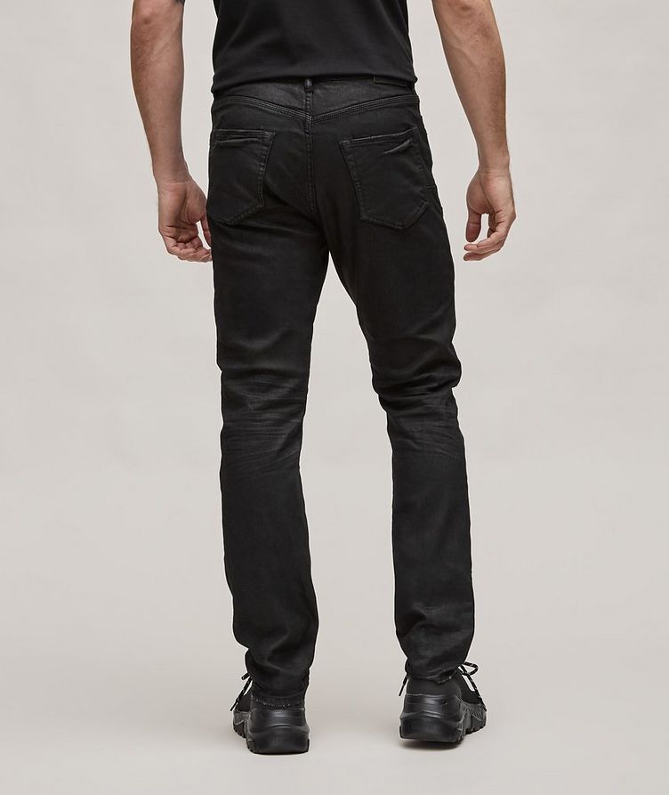 P005 Coated Worn-In Skinny Jeans image 3