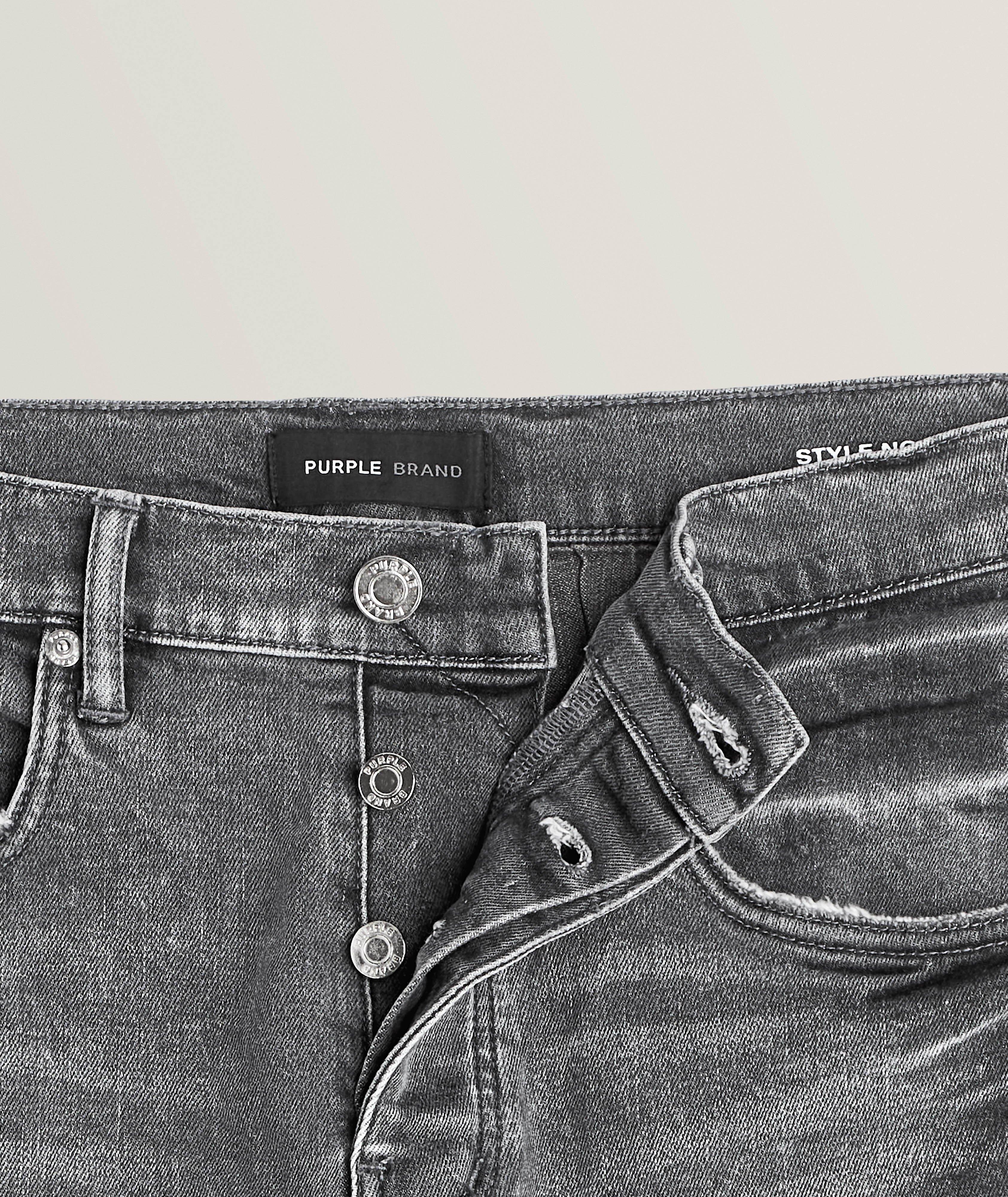 P001 Vintage-Washed Skinny Jeans image 1