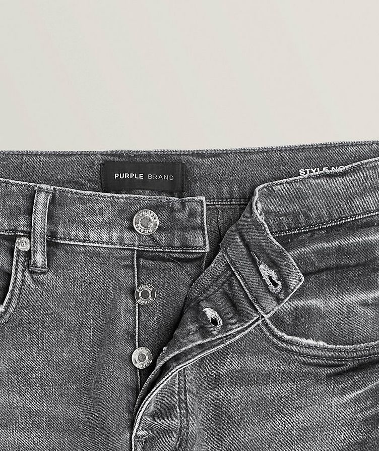 P001 Vintage-Washed Skinny Jeans image 1