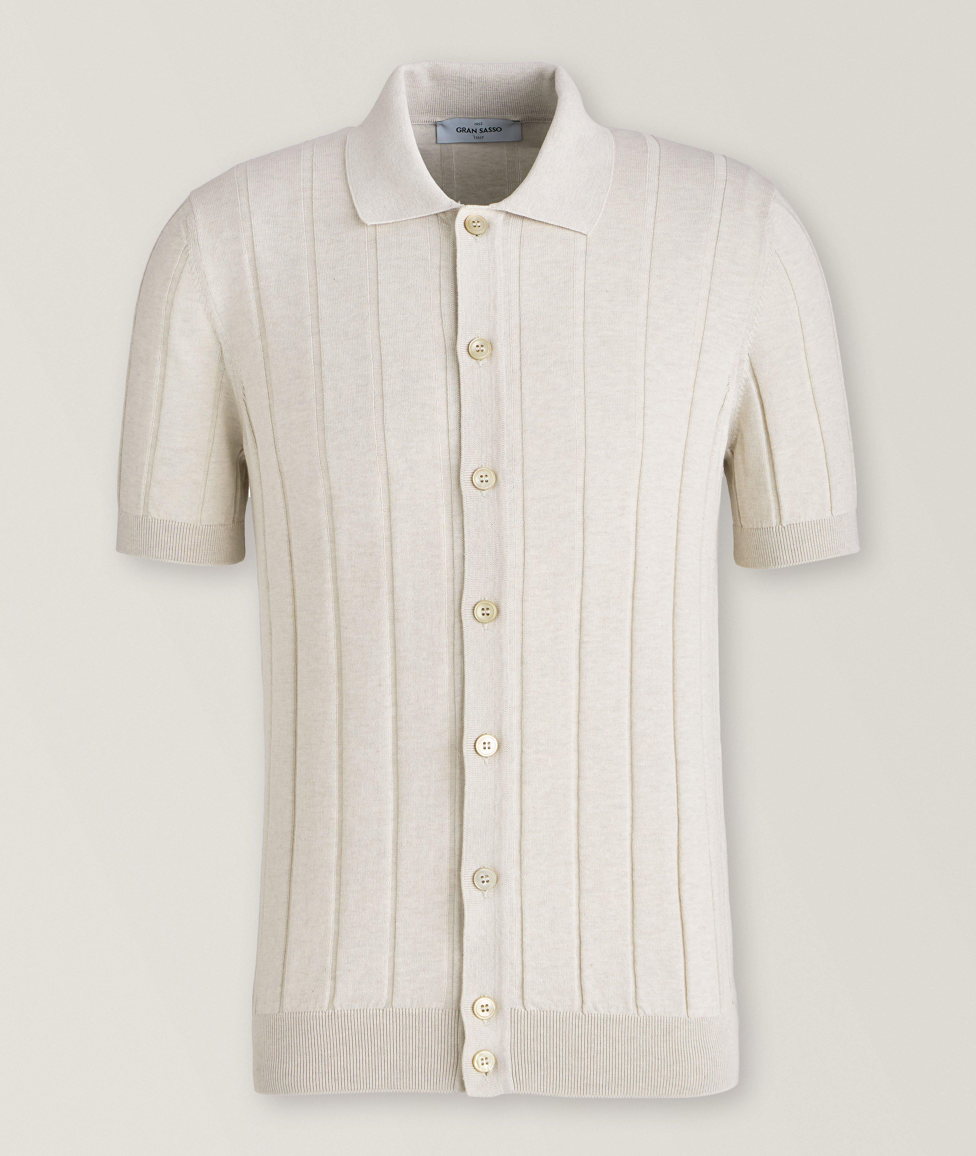 Wide Ribbed Fresh Cotton Polo image 0
