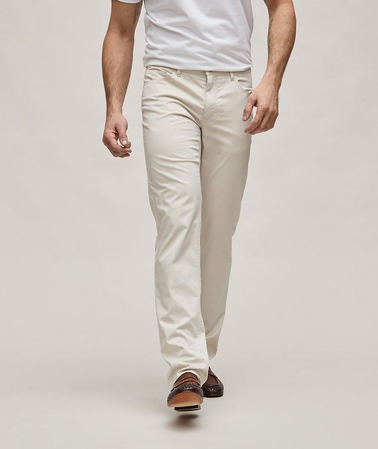Pantalon Cooper en coton extensible à motif répété image 2
