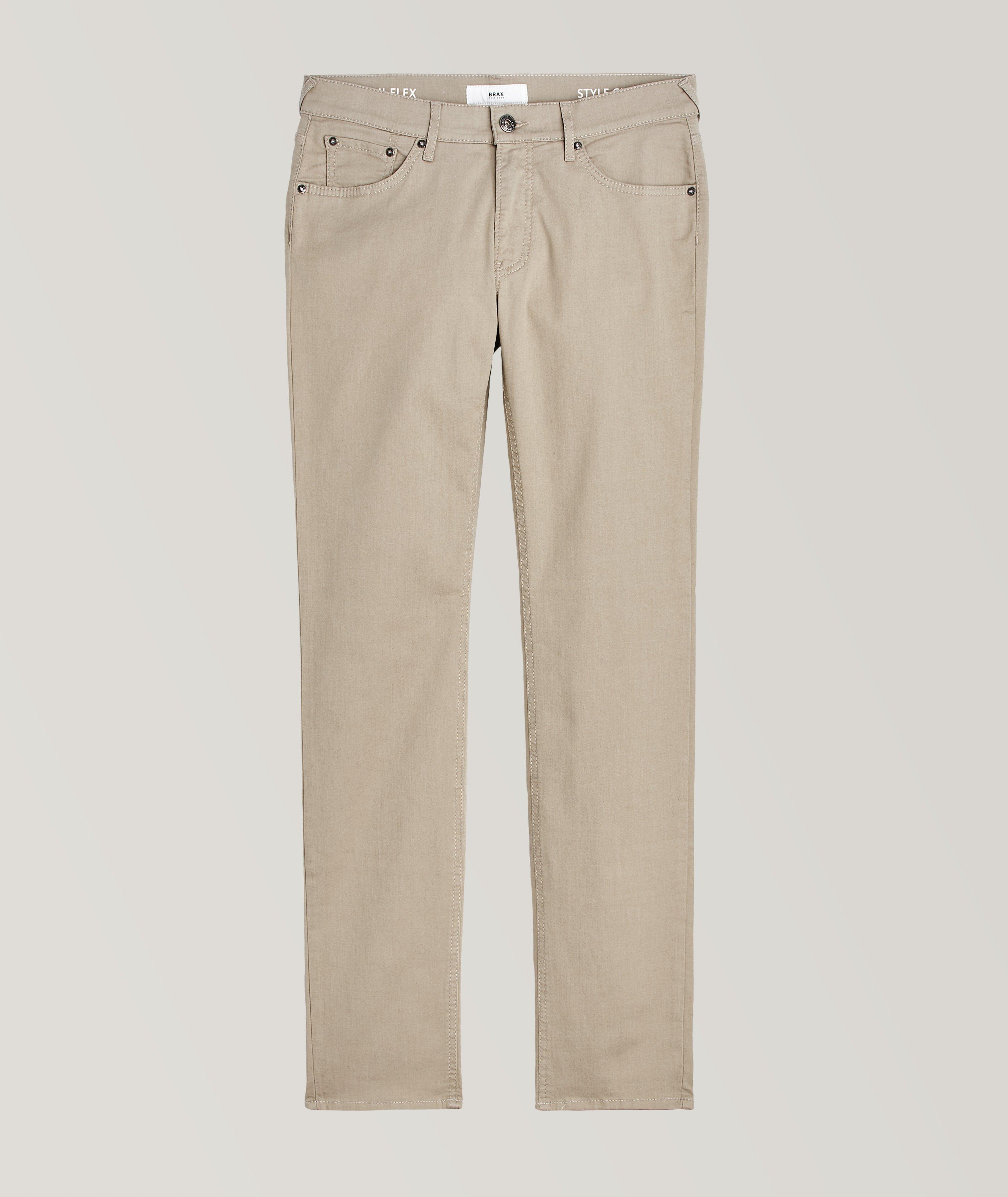 Mason's Slim-Fit Torino Pleated Jersey Stretch-Cotton Pants