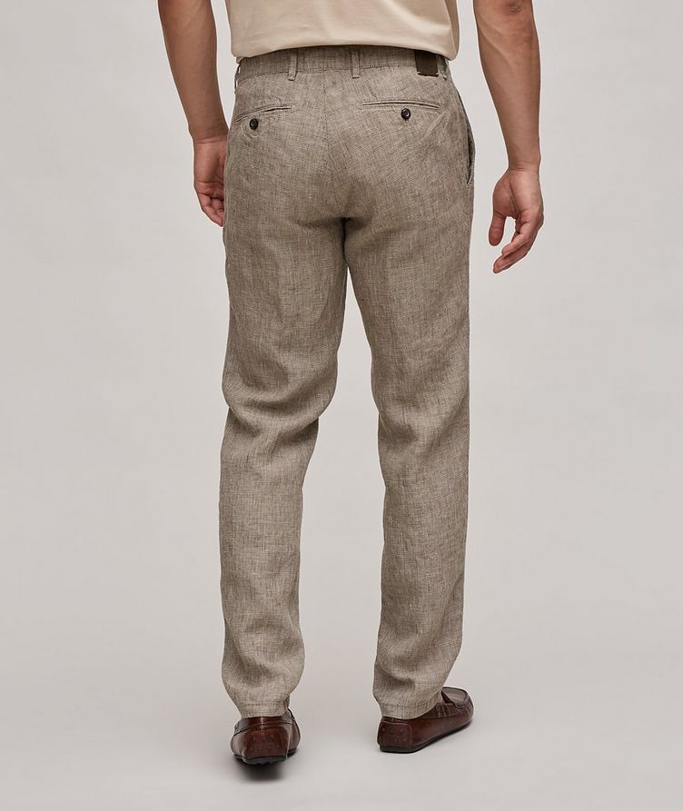 Felix Micro Check Linen Pants image 3