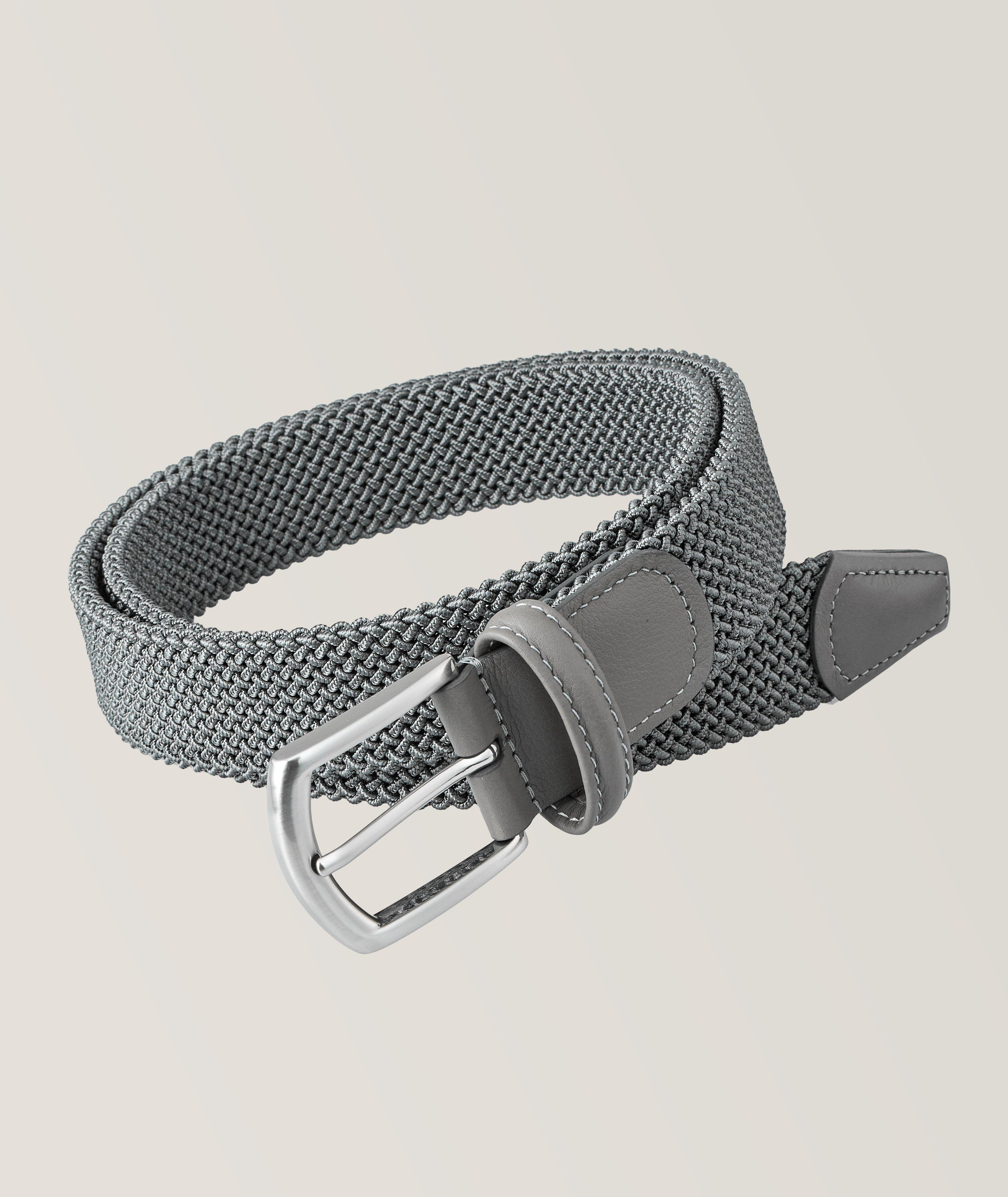 Anderson's - Elastic Wool Belt - Grey