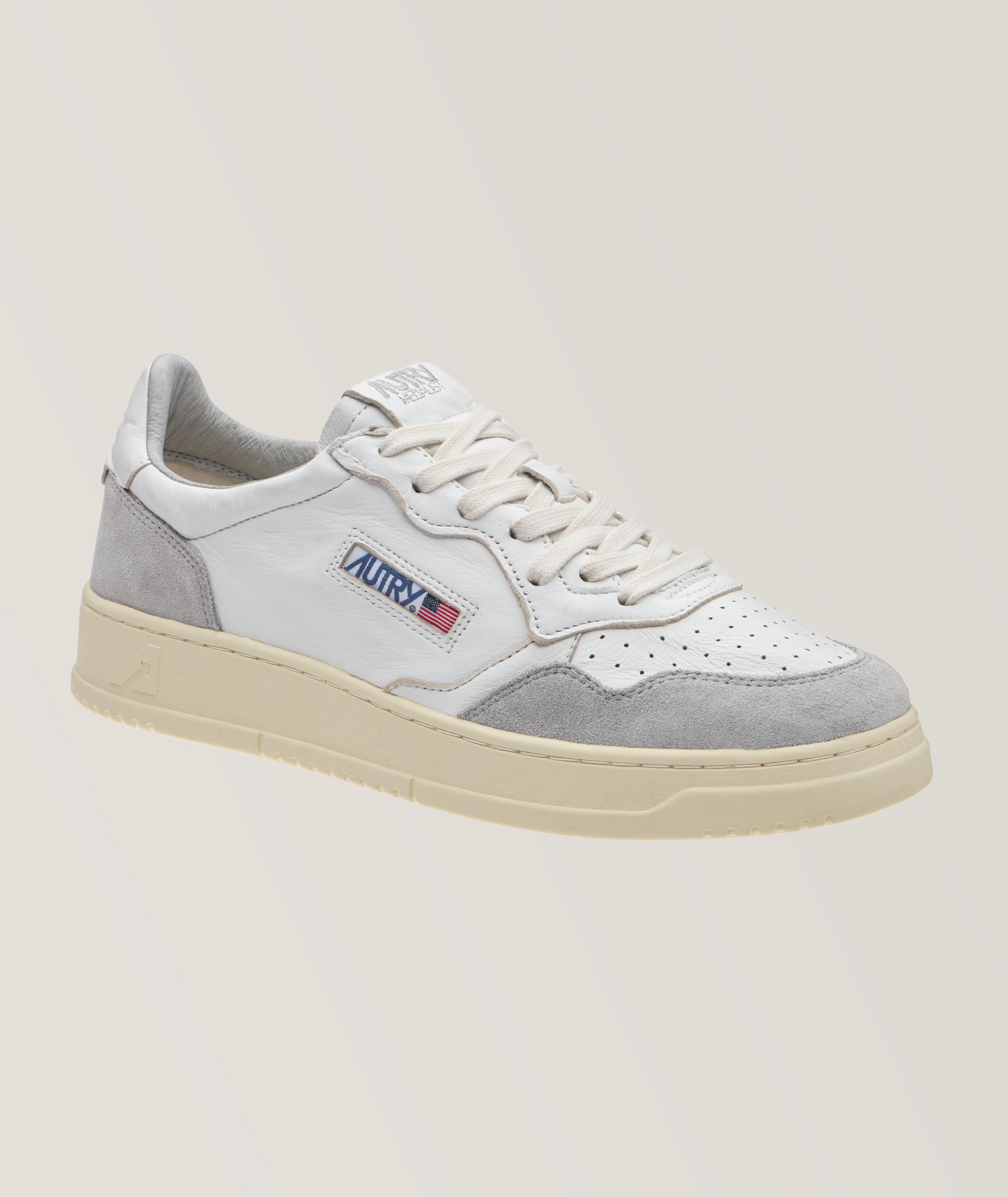 Medalist Two-Tone Washed Goatskin Sneakers image 0