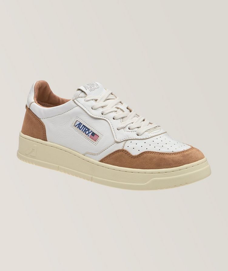 Medalist Two-Tone Washed Goatskin Sneakers image 0