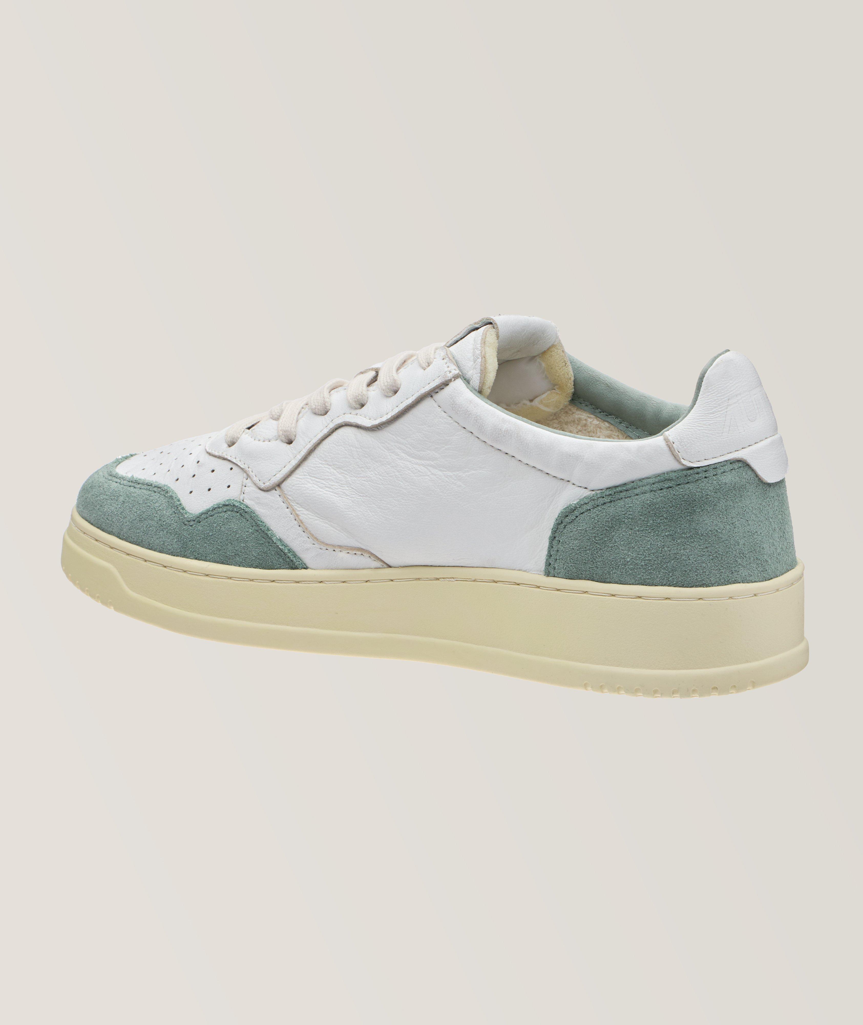Medalist Two-Tone Washed Goatskin Sneakers image 1