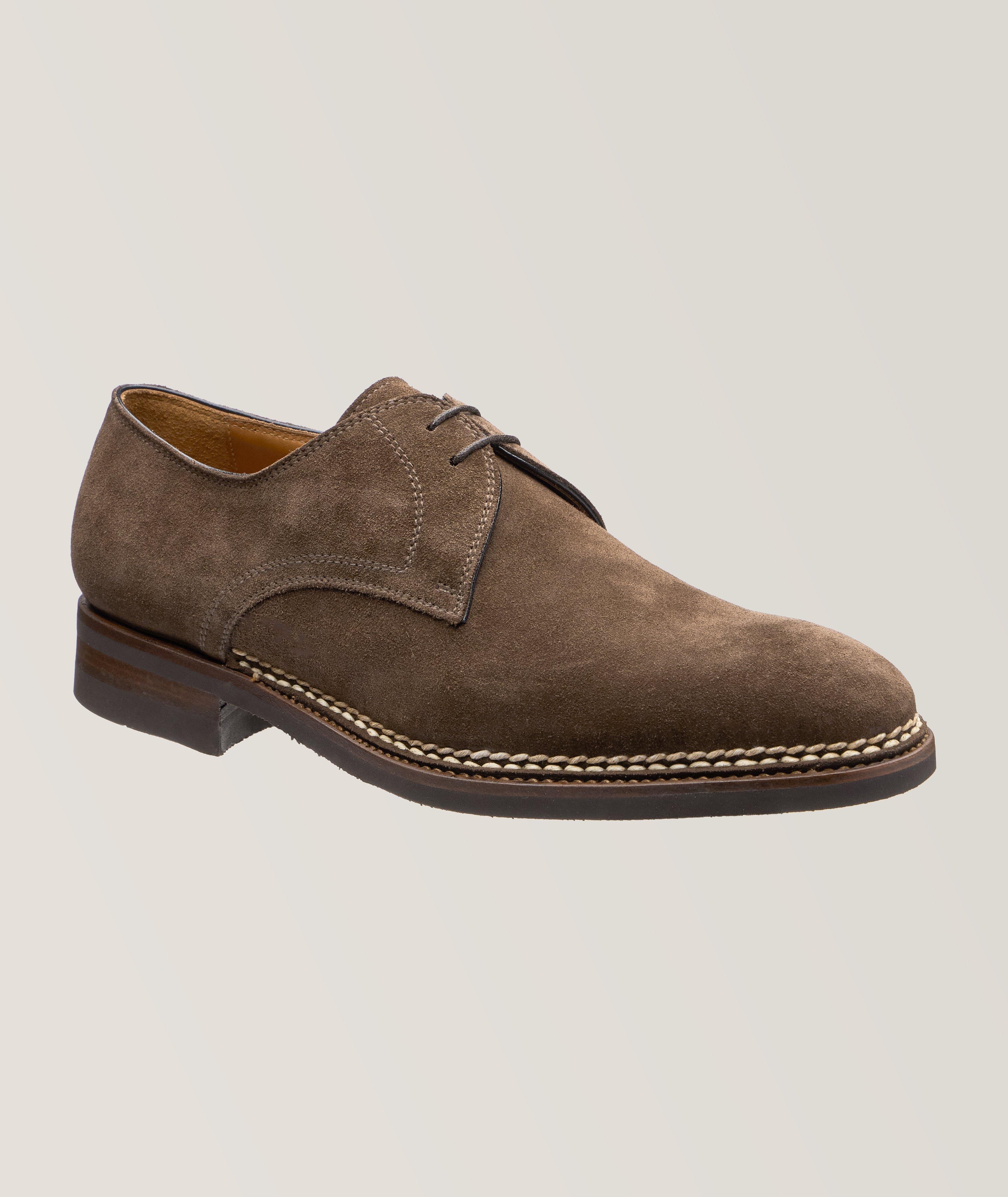 Carnera Plain Toe Suede Derbies