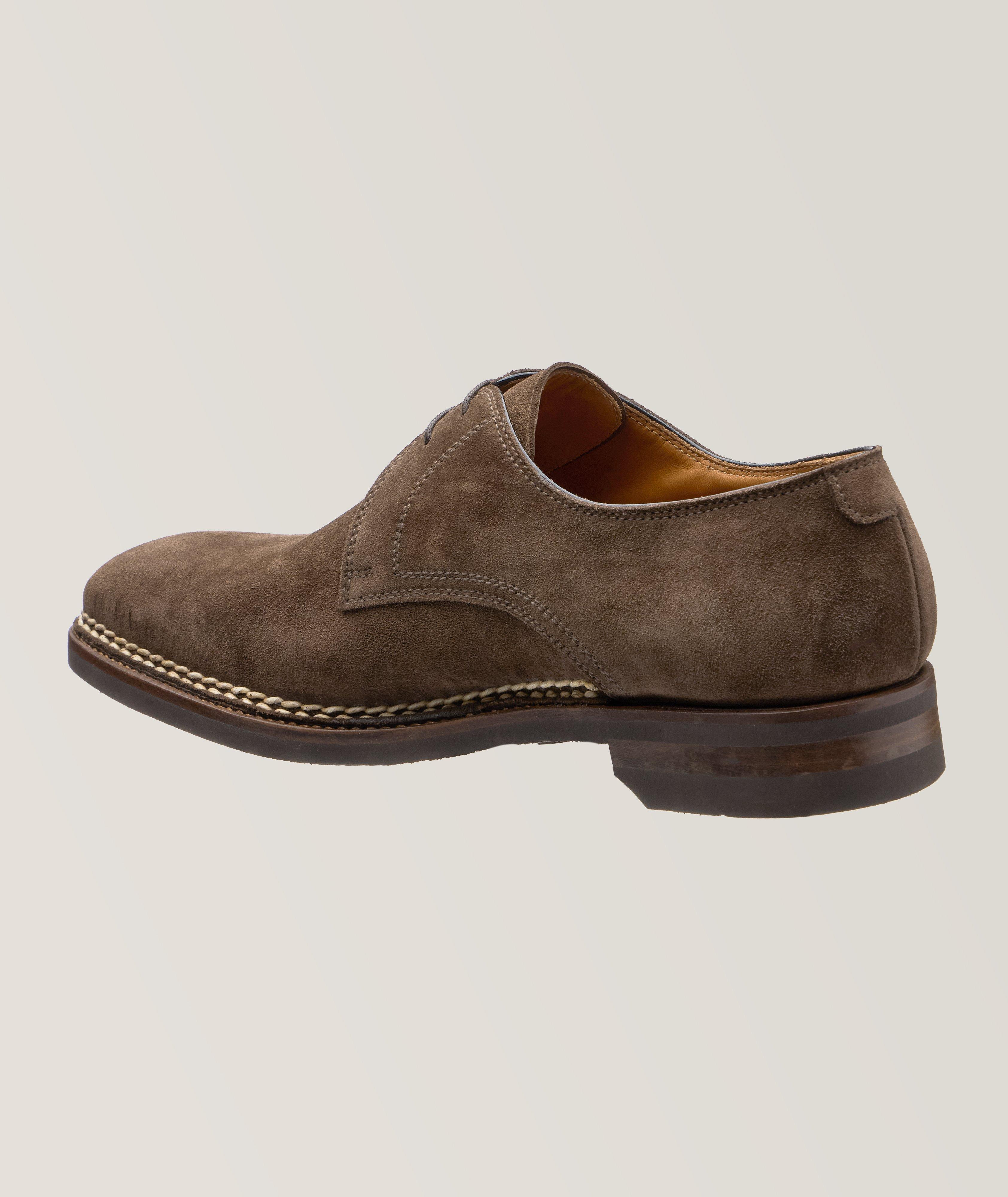 Carnera Plain Toe Suede Derbies