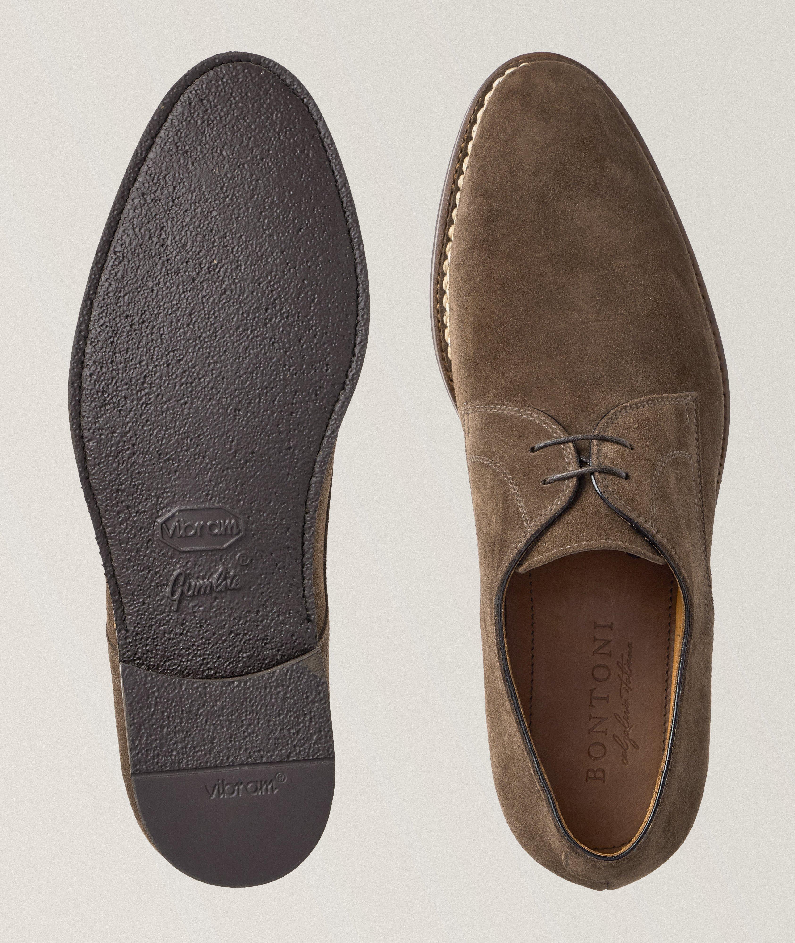 Carnera Plain Toe Suede Derbies