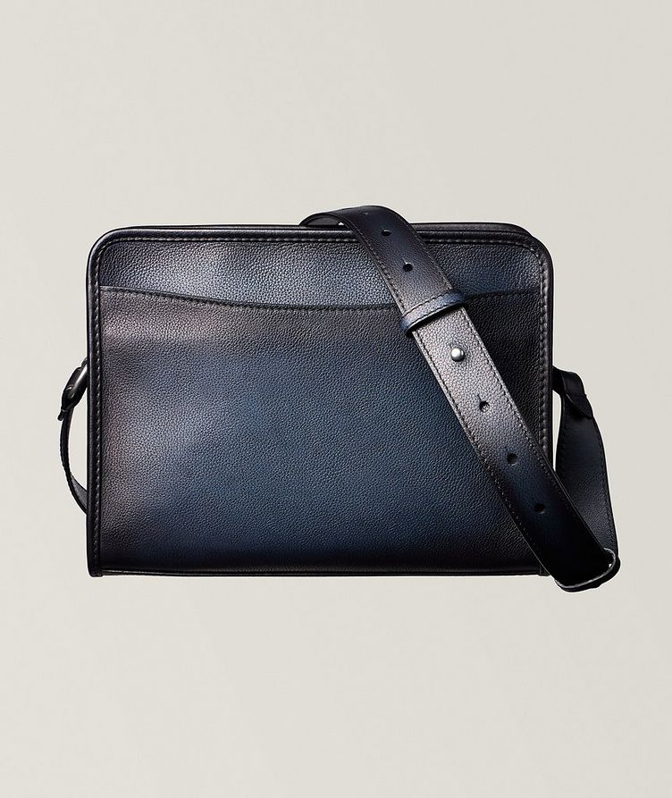 Journalier Scritto Leather Messenger Bag  image 1