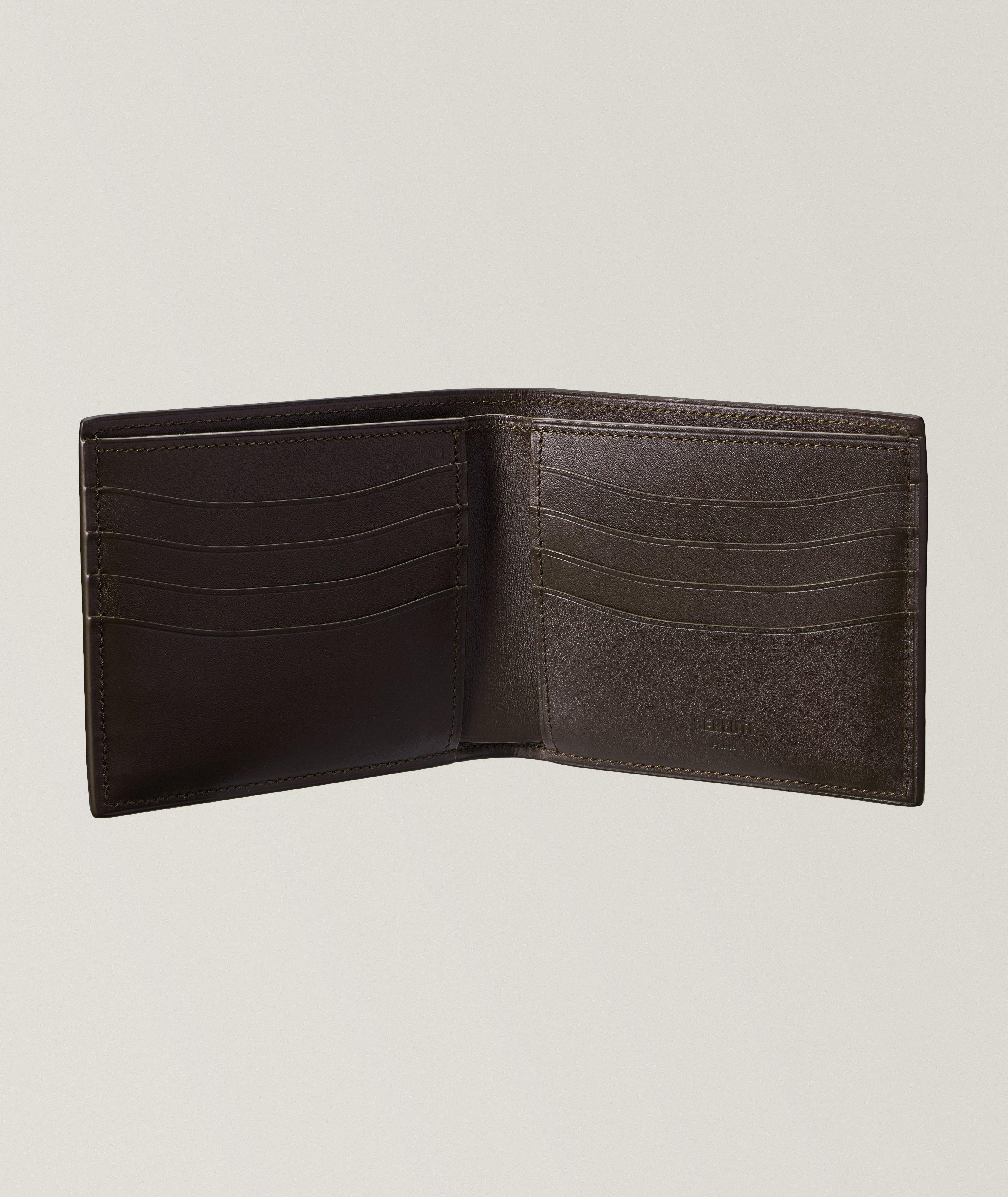 Makore Slim Scritto Leather Bifold Wallet image 1