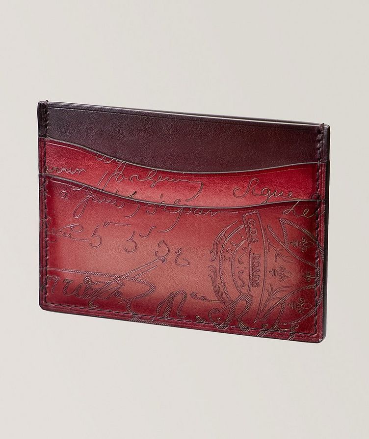 Bambou Scritto Leather Cardholder image 0