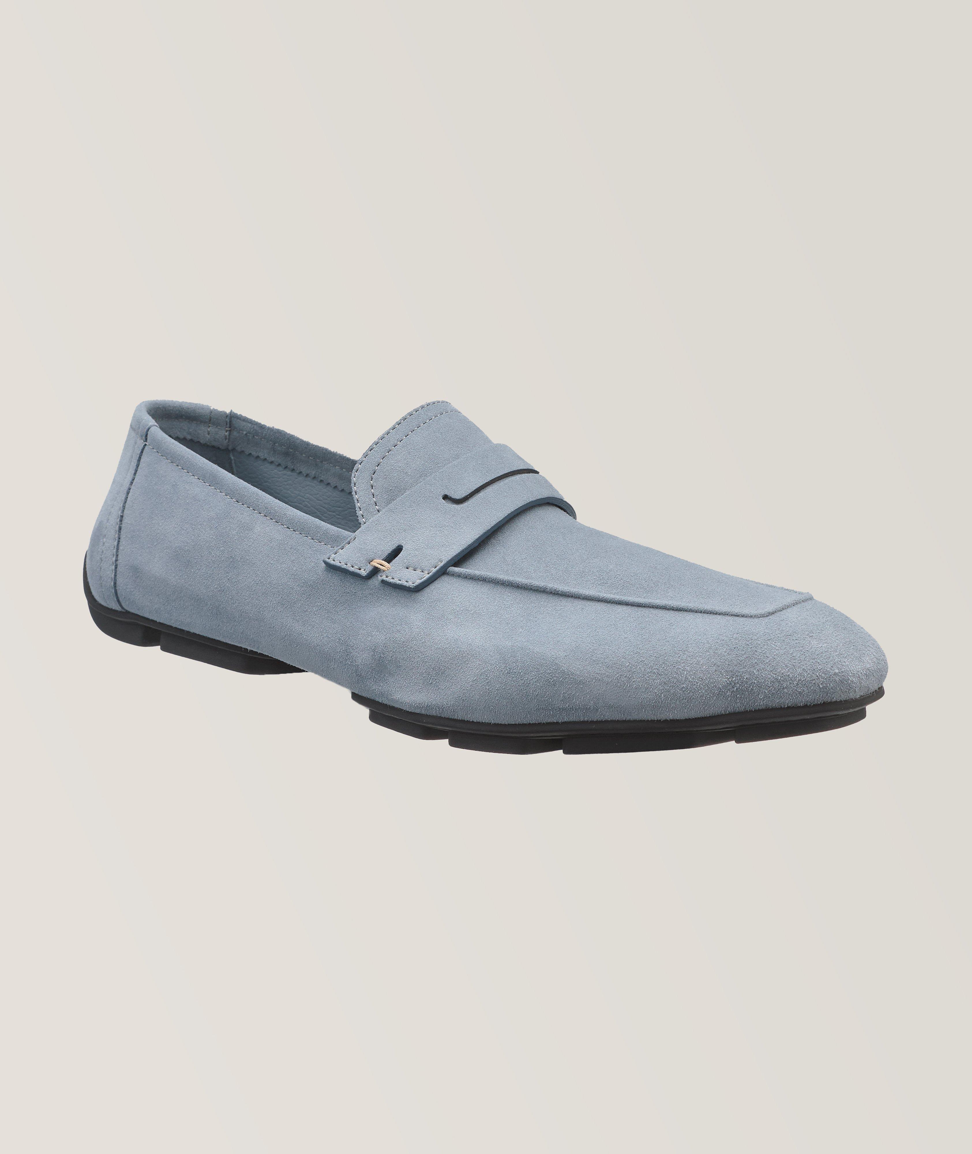 Lorenzo Scritto Suede Driving Loafer image 0