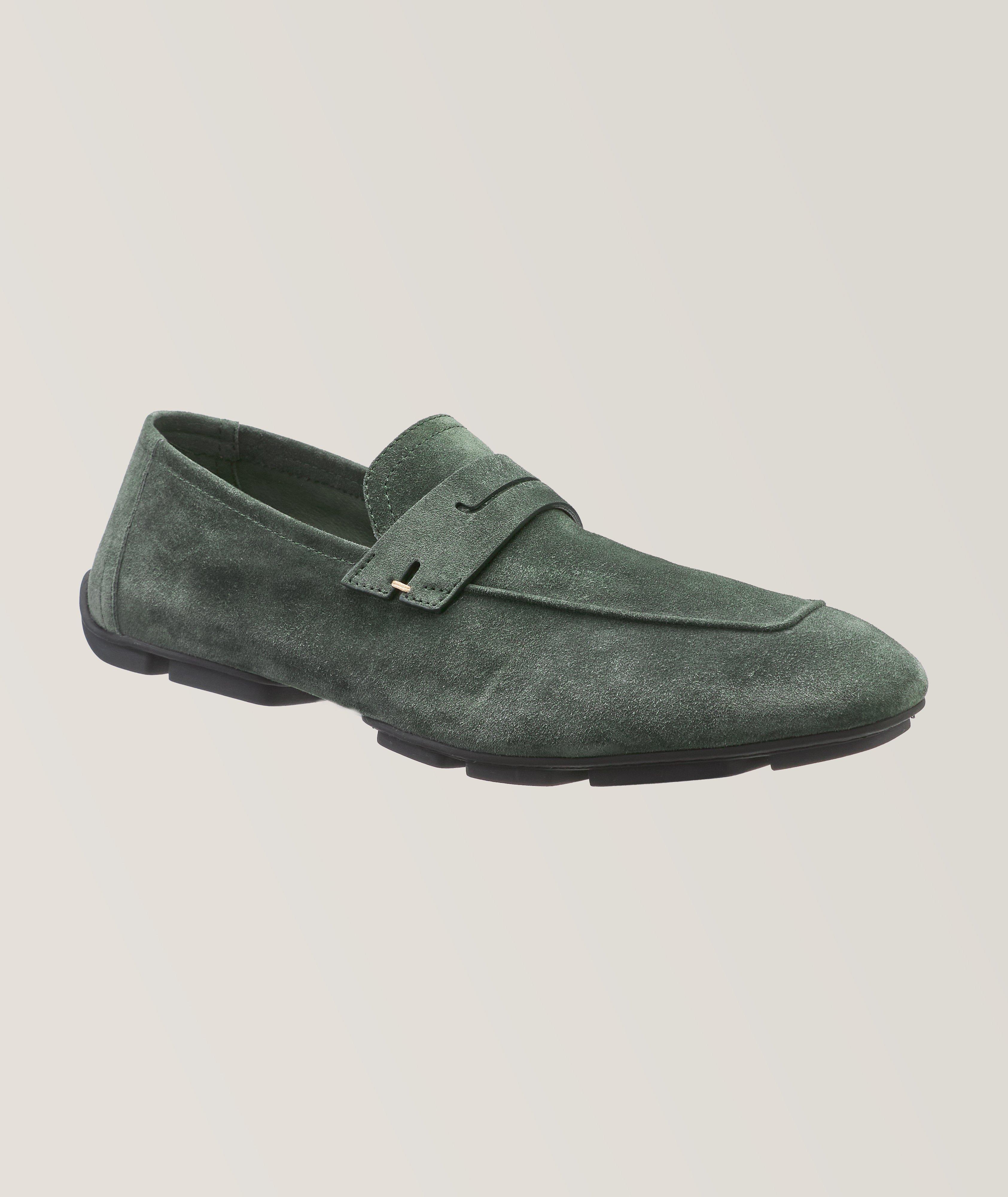 Lorenzo Scritto Suede Driving Loafer image 0