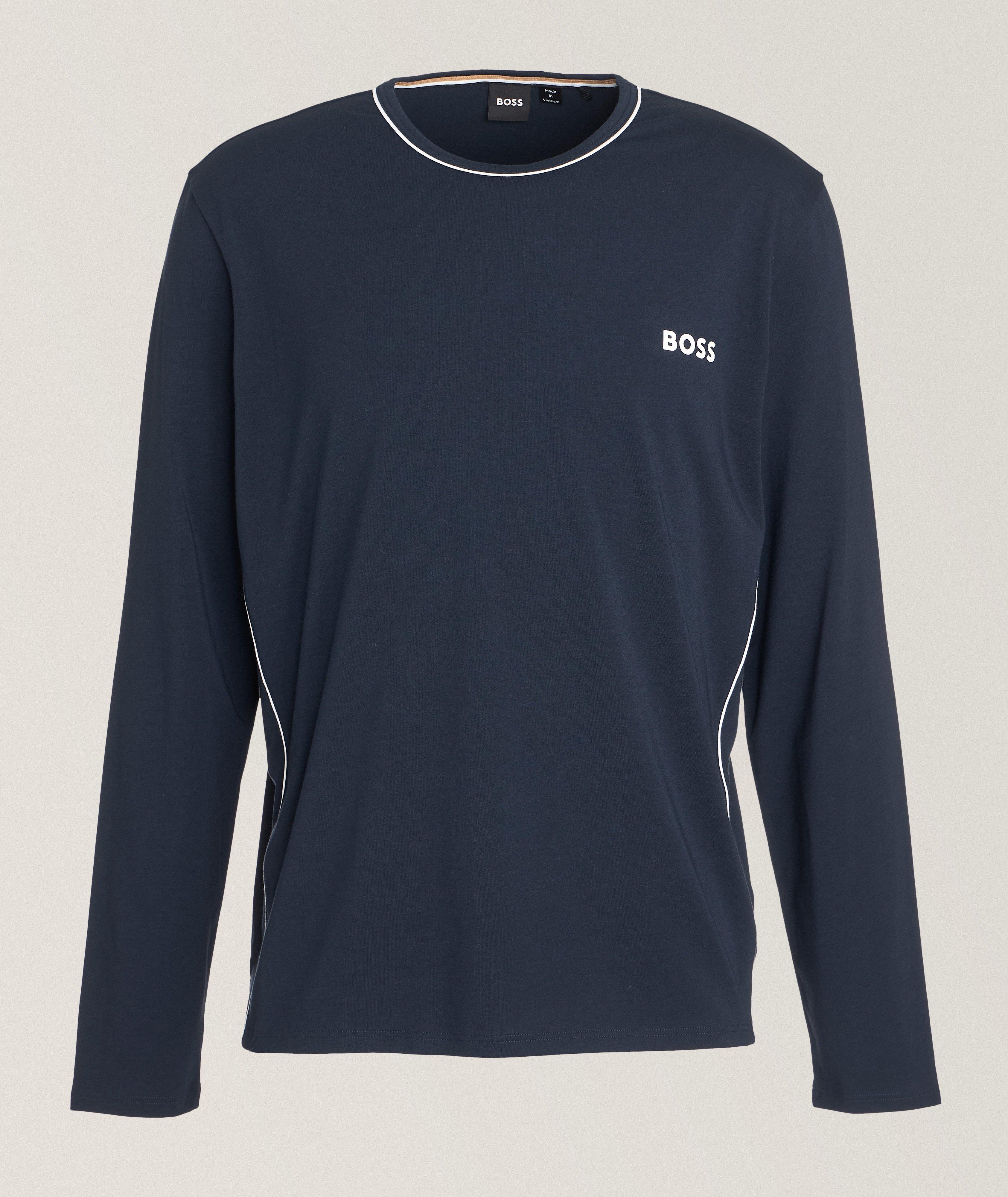 Balance Cotton-Blend Long-Sleeve T-Shirt image 0