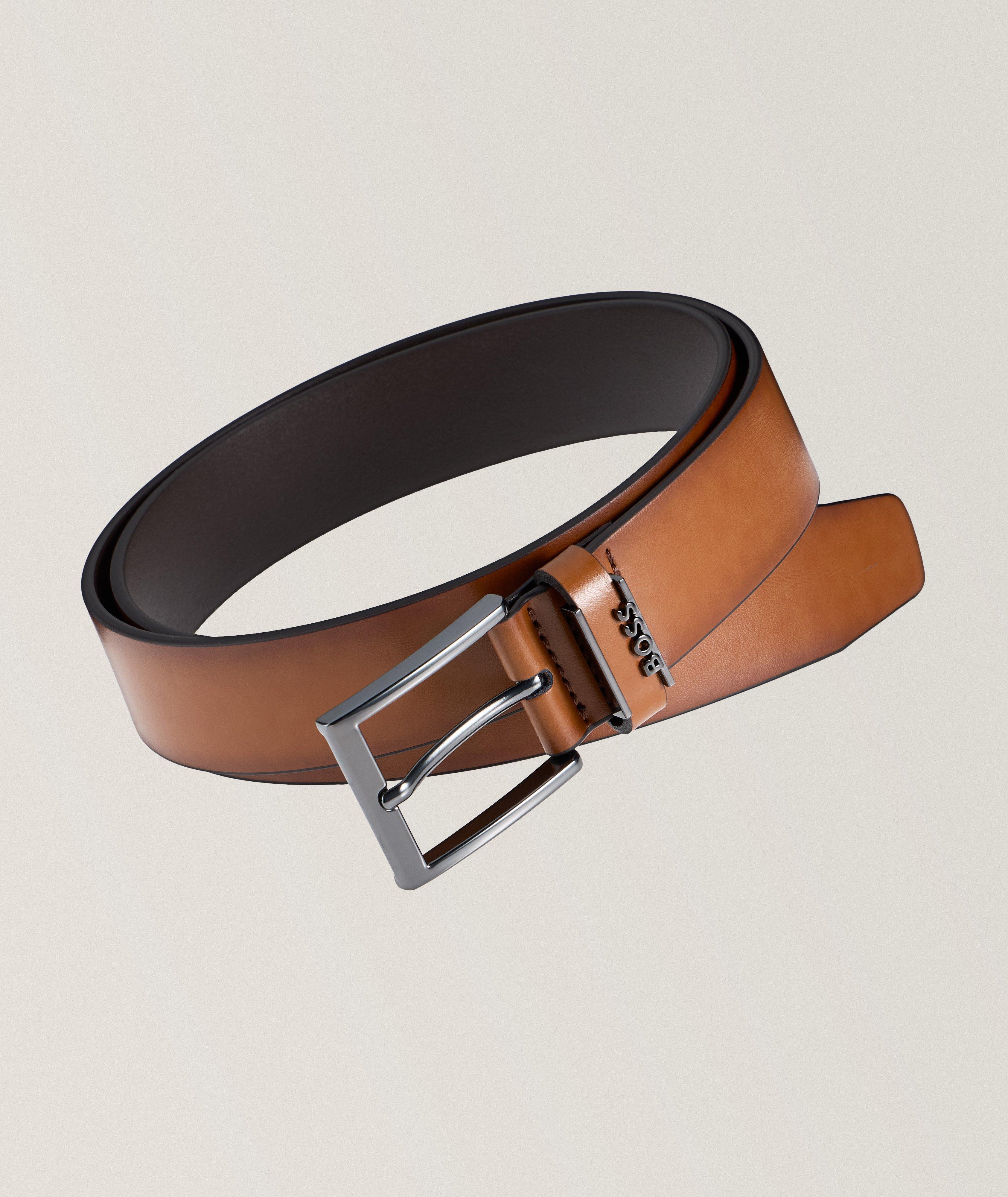 Leather Pin-Buckle Belt image 0