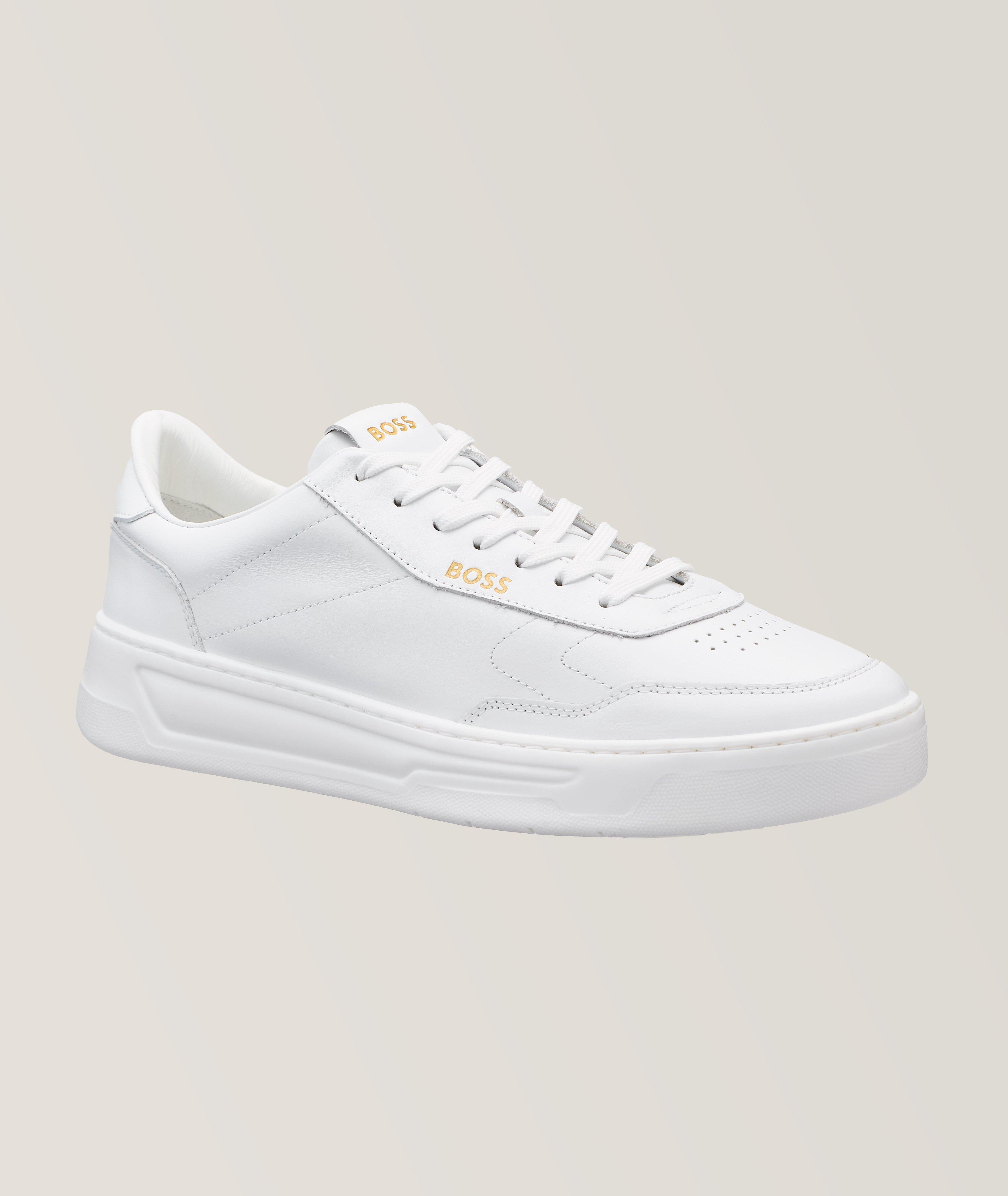 Baltimore Leather Tennis Sneakers image 0