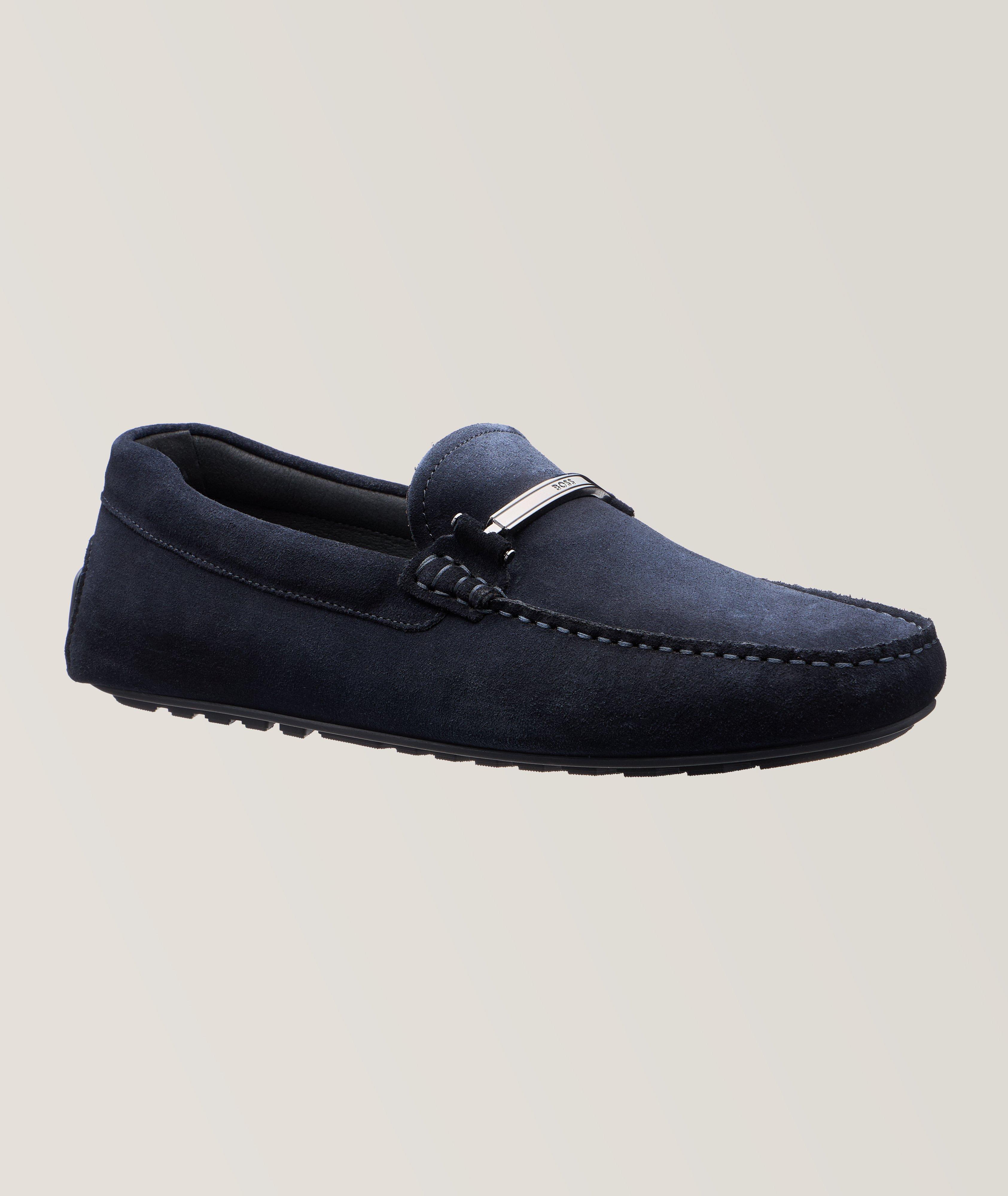 BOSS Ornament Noel Suede Drivers | Casual Shoes | Harry Rosen