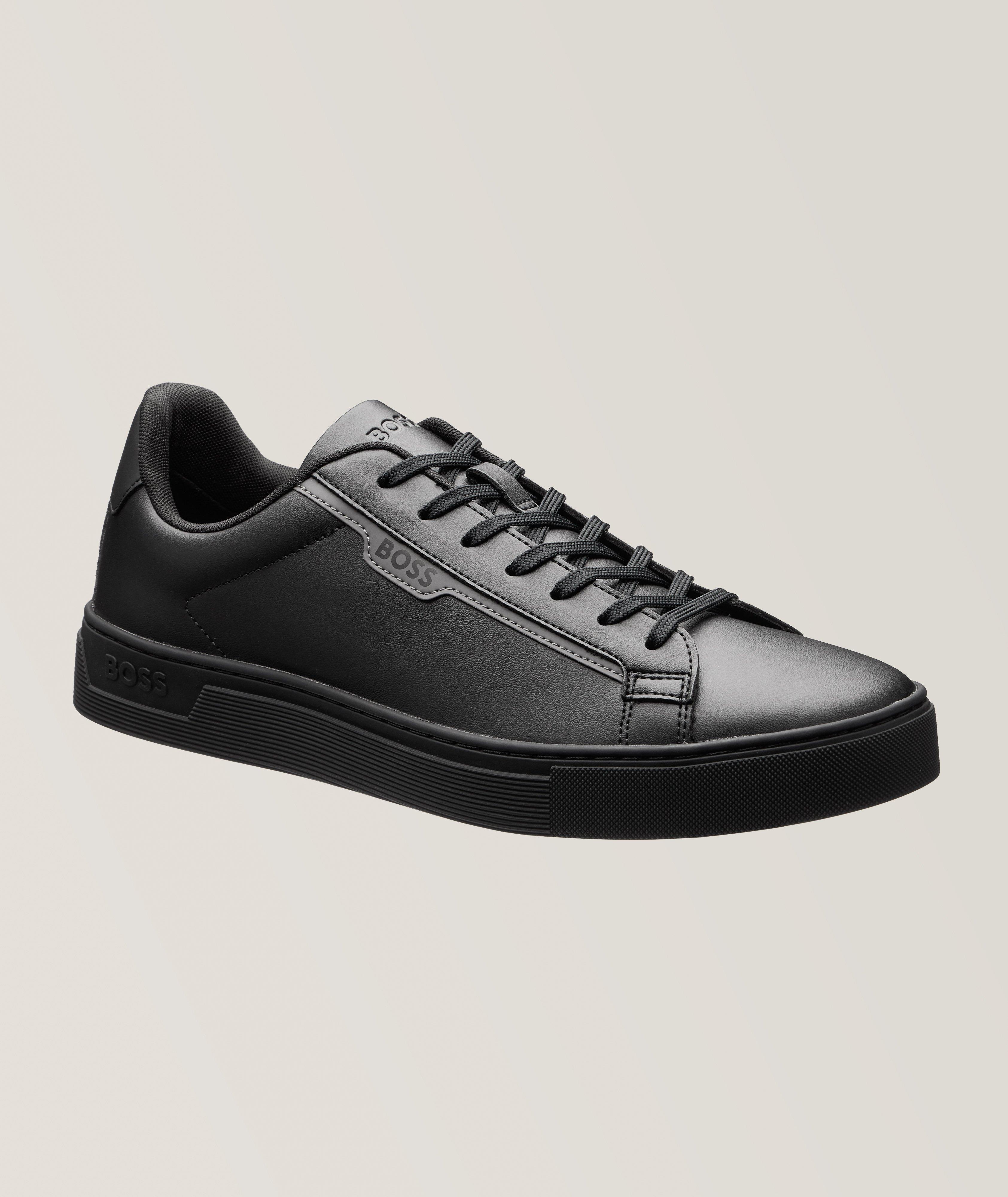 Rhys Tenn Faux Leather Tennis Sneakers image 0