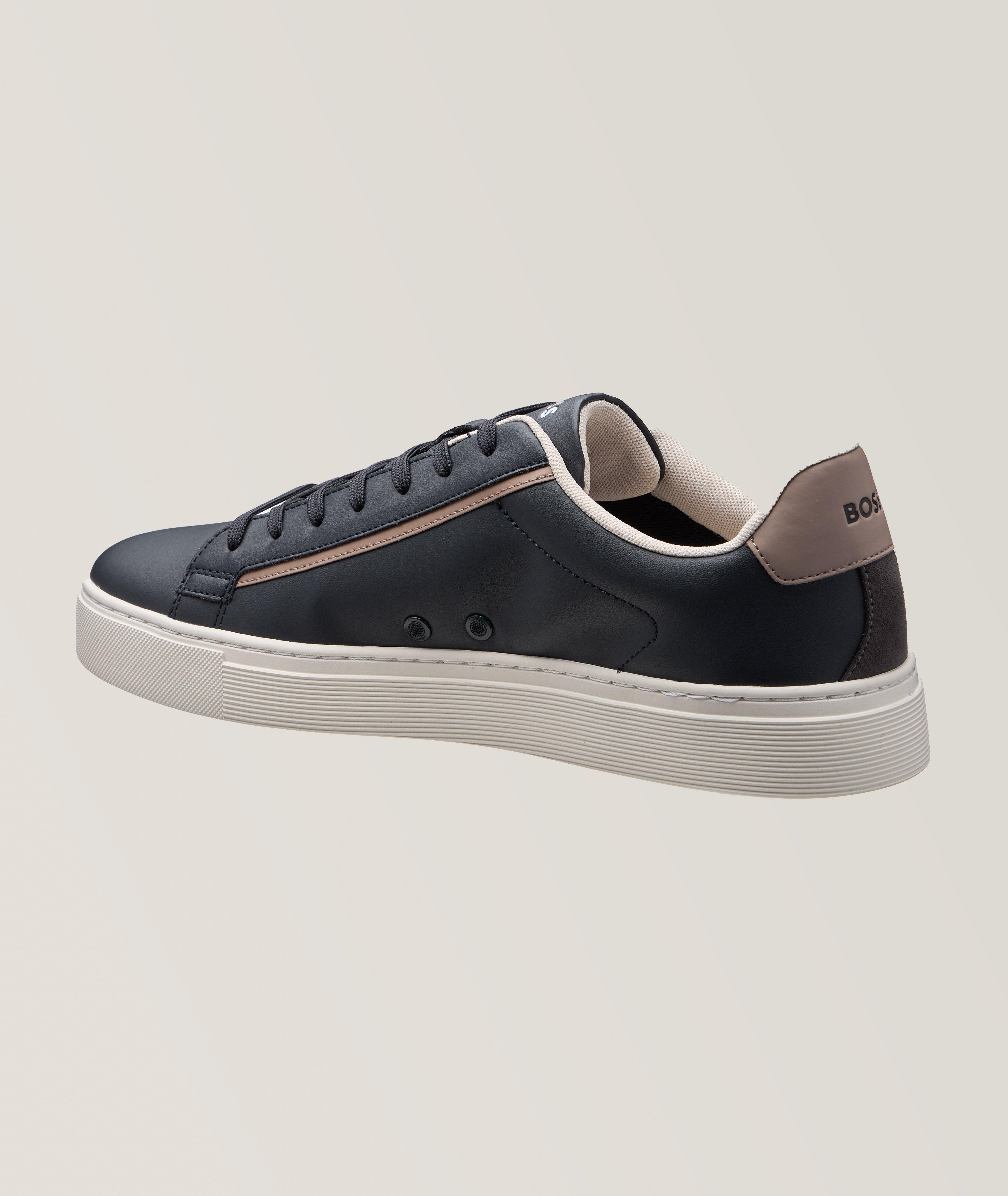 Rhys Tenn Faux Leather Tennis Sneakers image 1