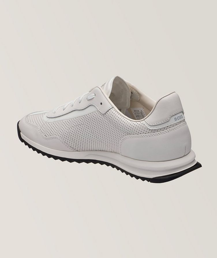 Zayn Perforated Leather Sneakers image 1