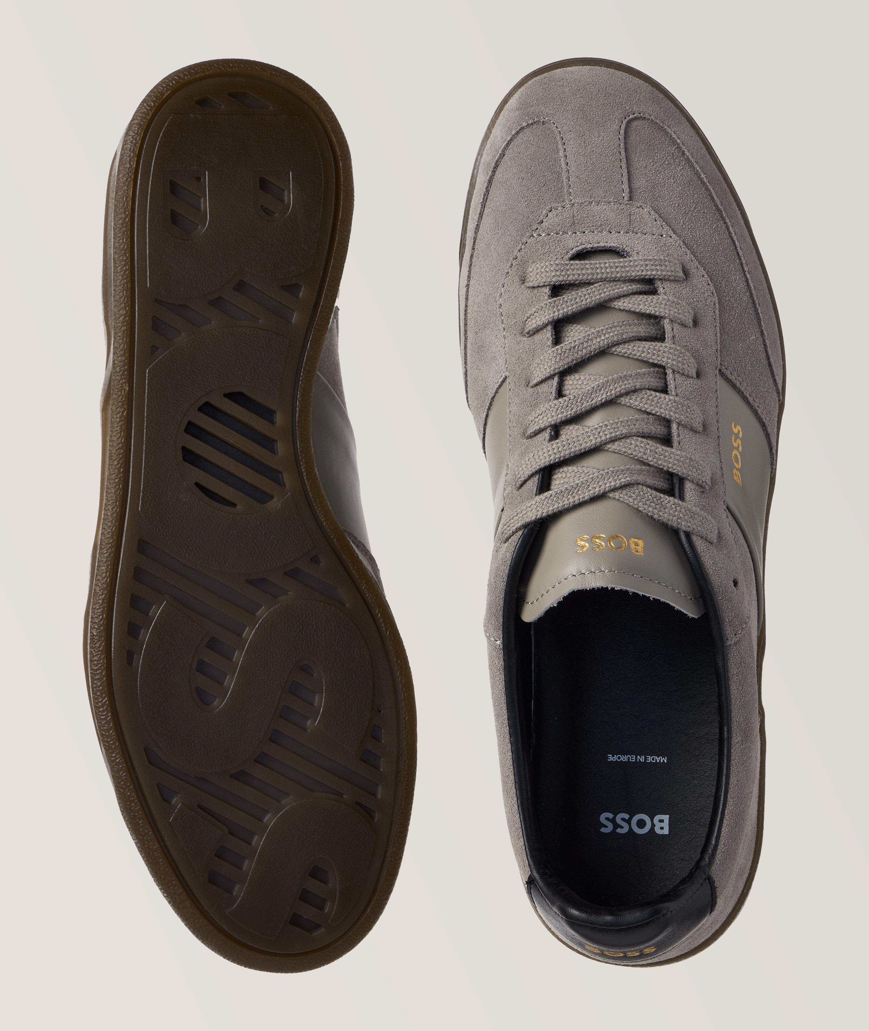 boss ribeira perforated trainers