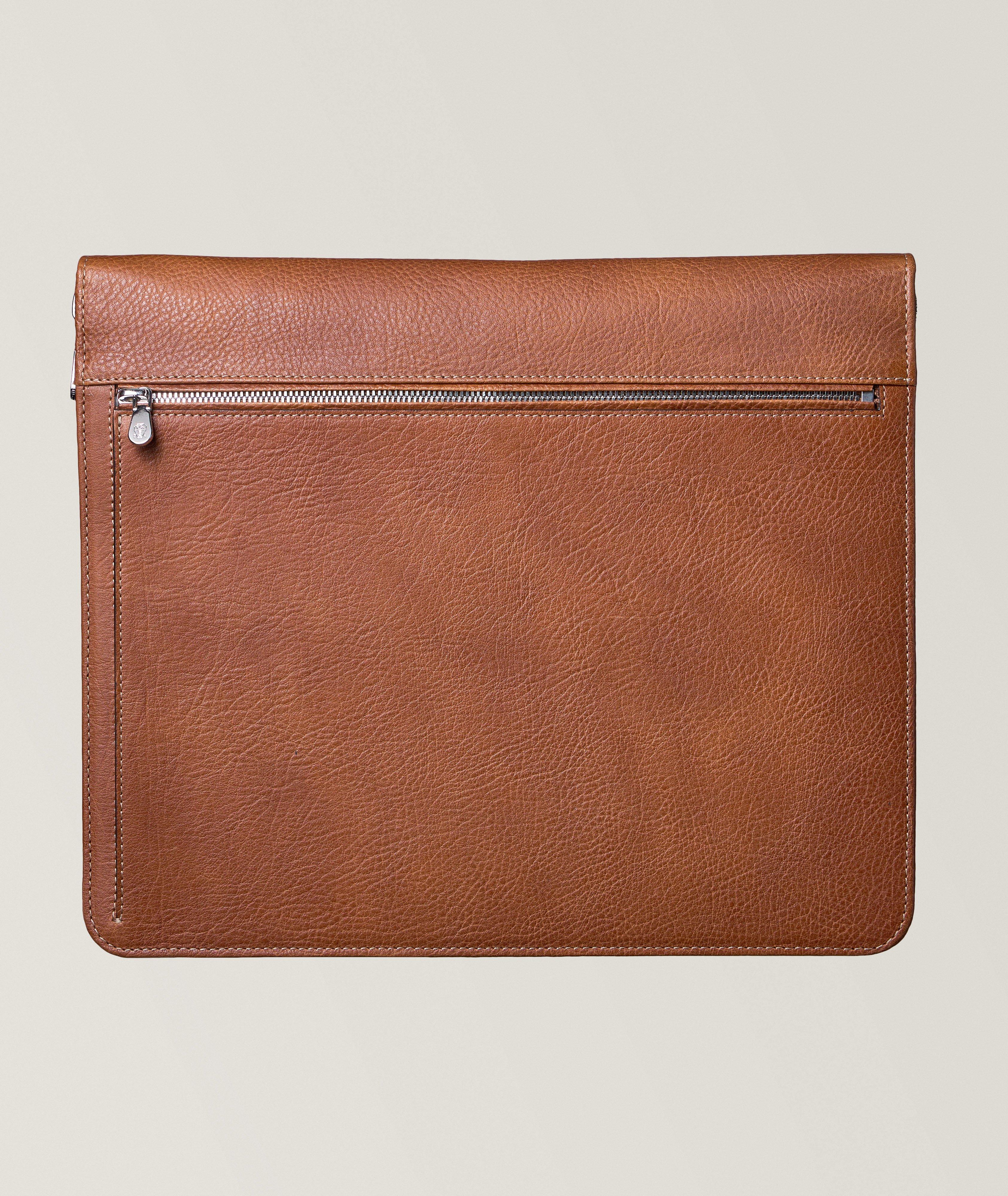 Grained Leather Attaché Case image 1