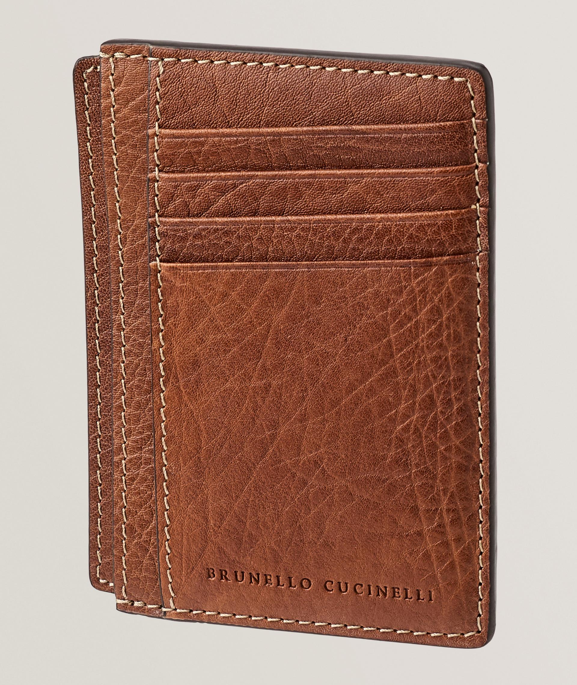 Grained Leather XL Cardholder  image 0