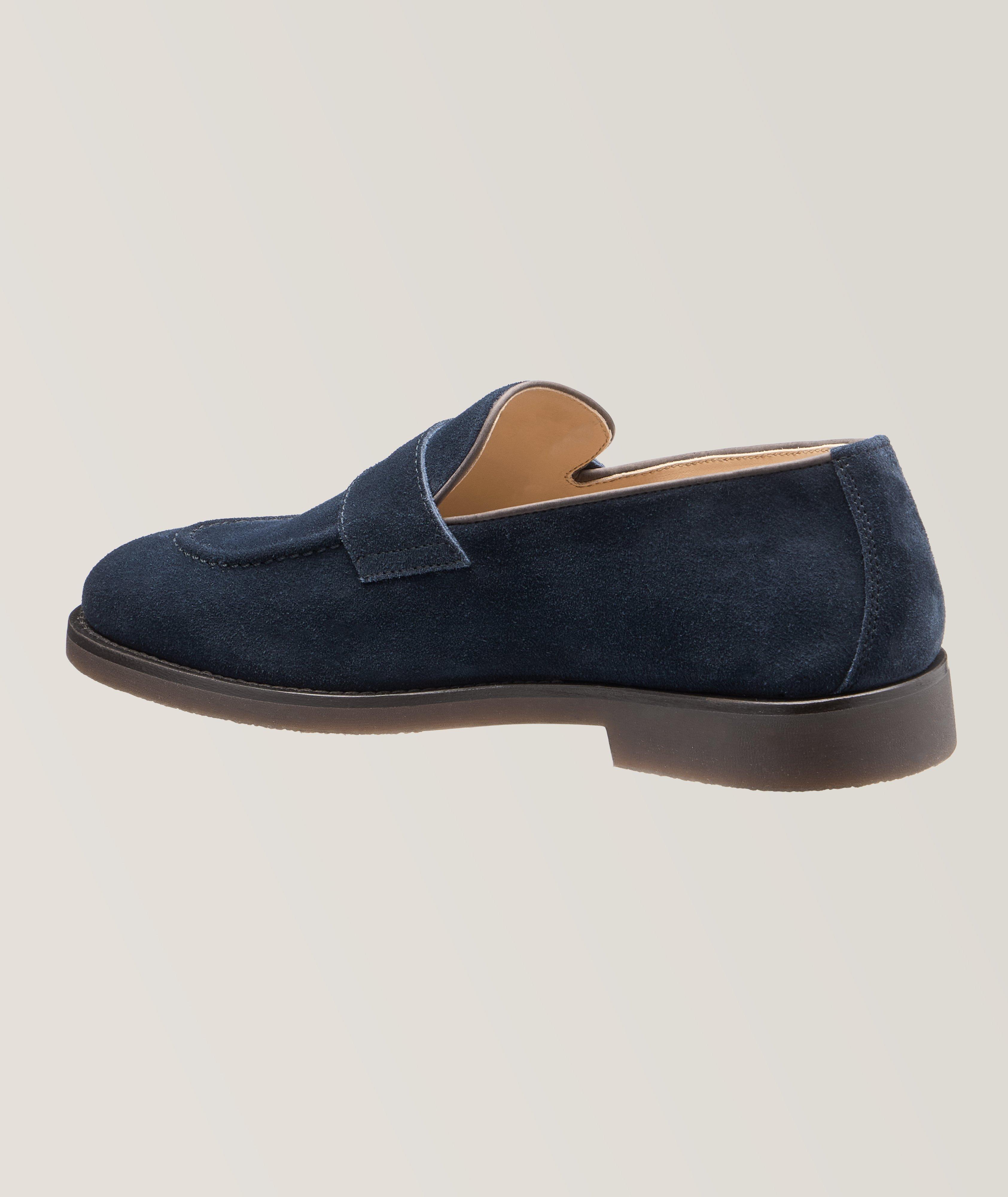 Suede Leather Loafers