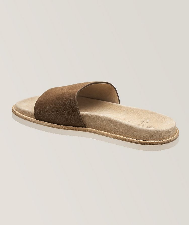 Tonal Suede Slide Sandals  image 1