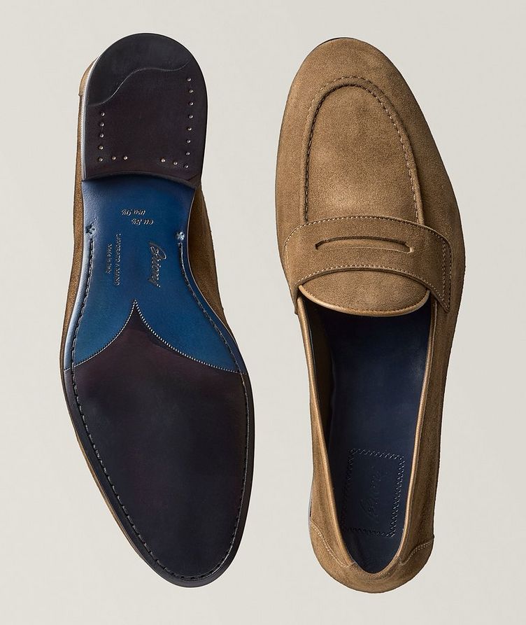 Suede Penny Loafers image 2
