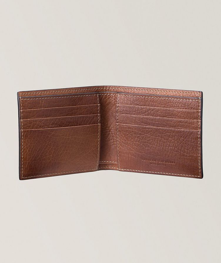 Grained Leather Bifold Wallet image 1