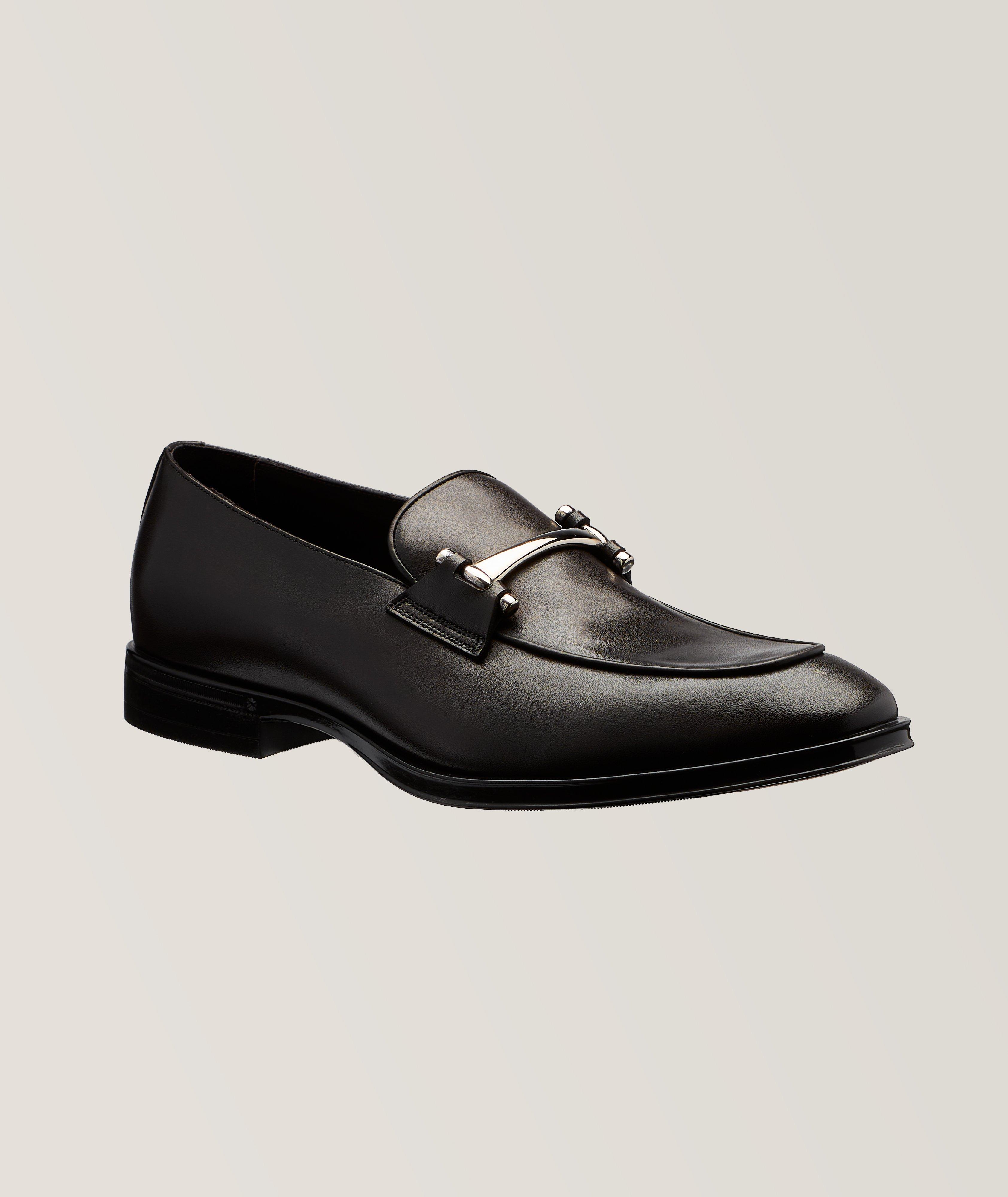 Canali Horsebit Leather Loafers