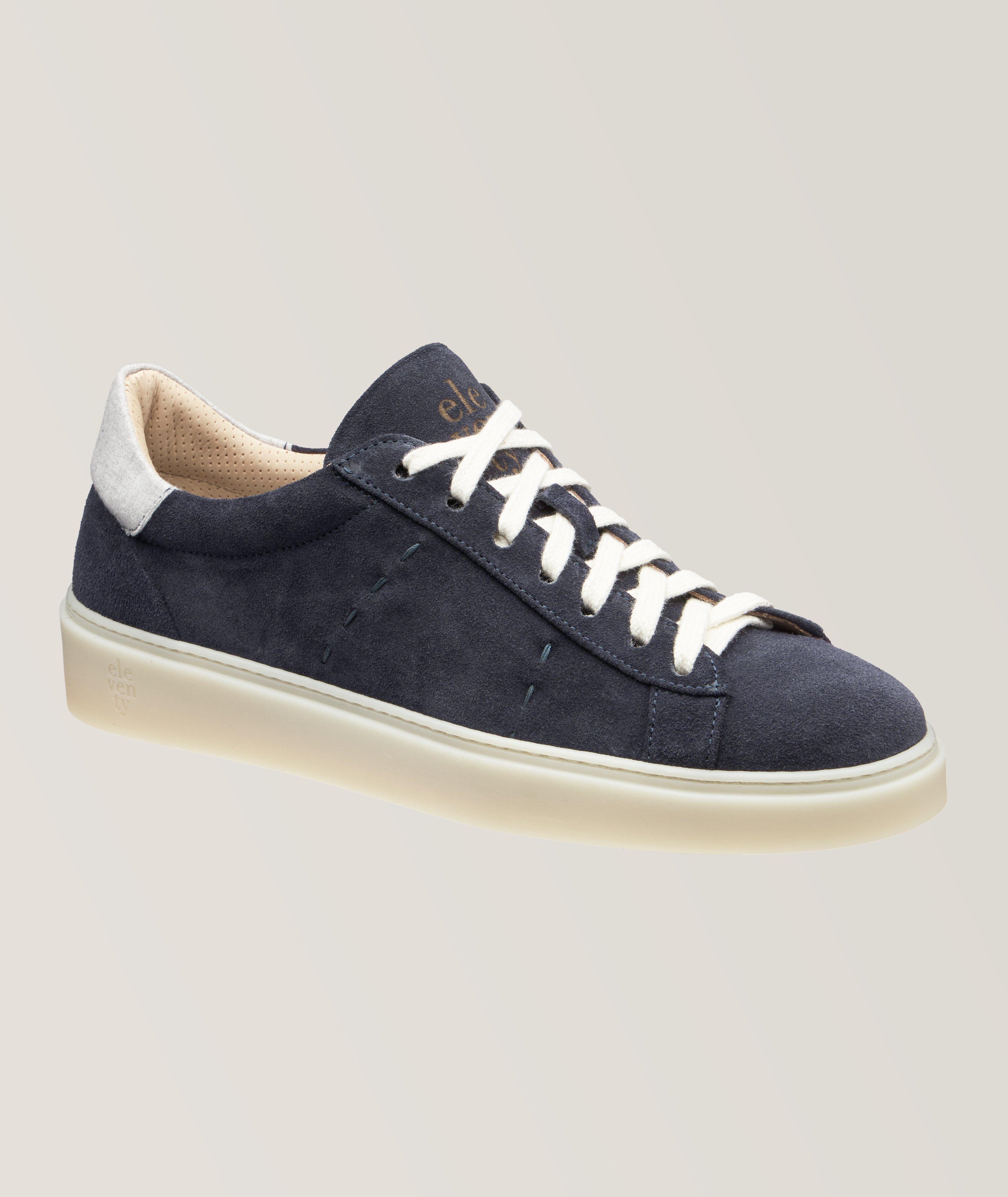 Pick Stitched Leather Sneakers