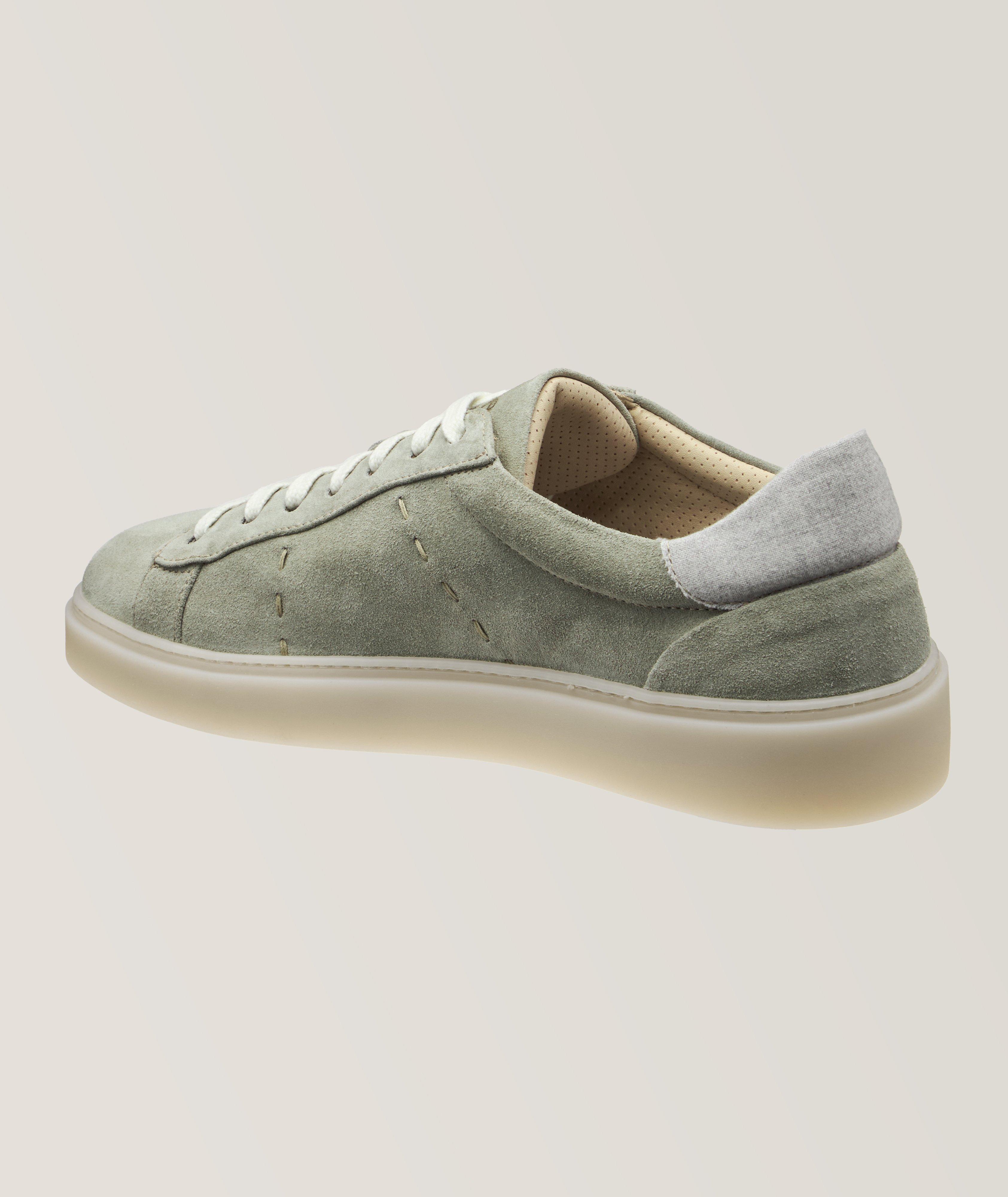 Pick Stitched Leather Sneakers image 1