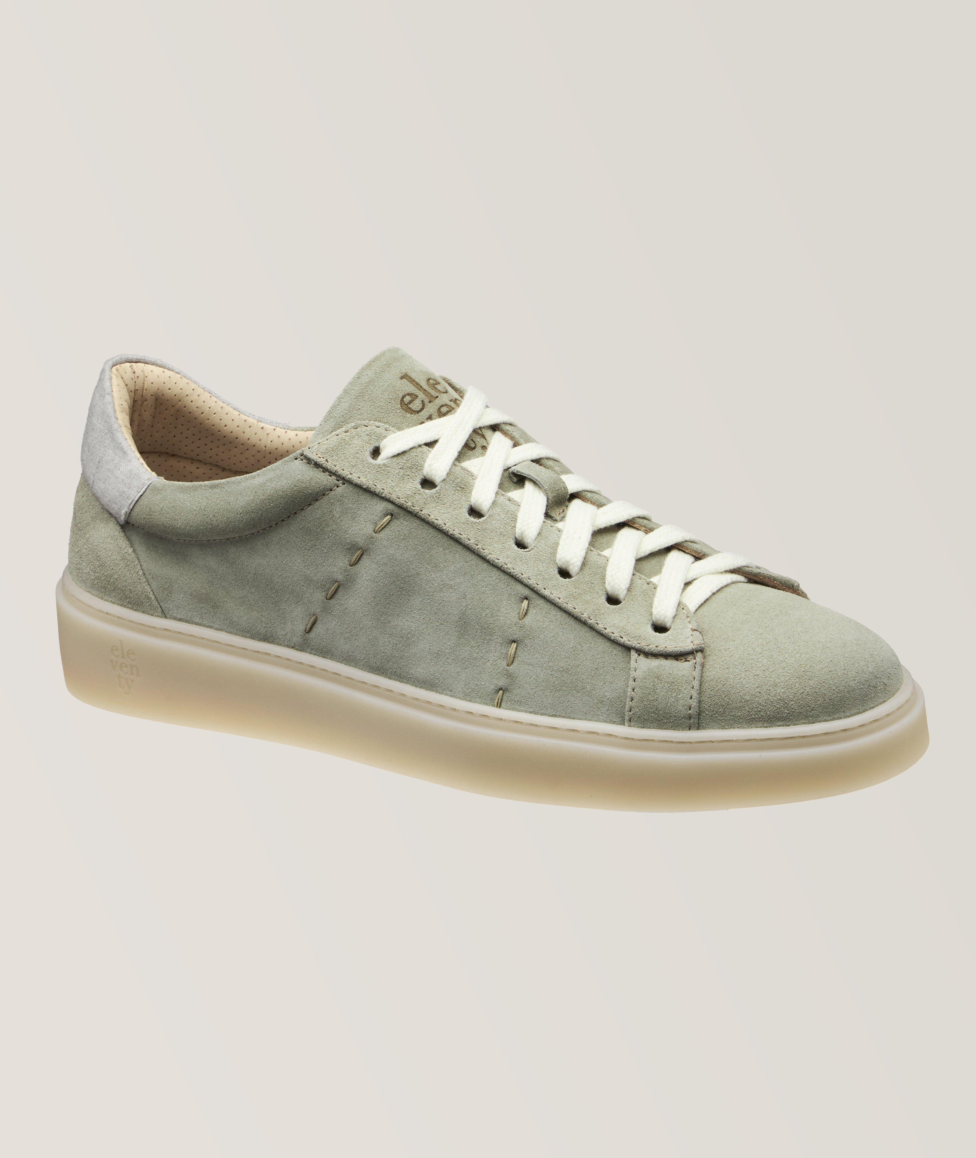 Pick Stitched Leather Sneakers image 0