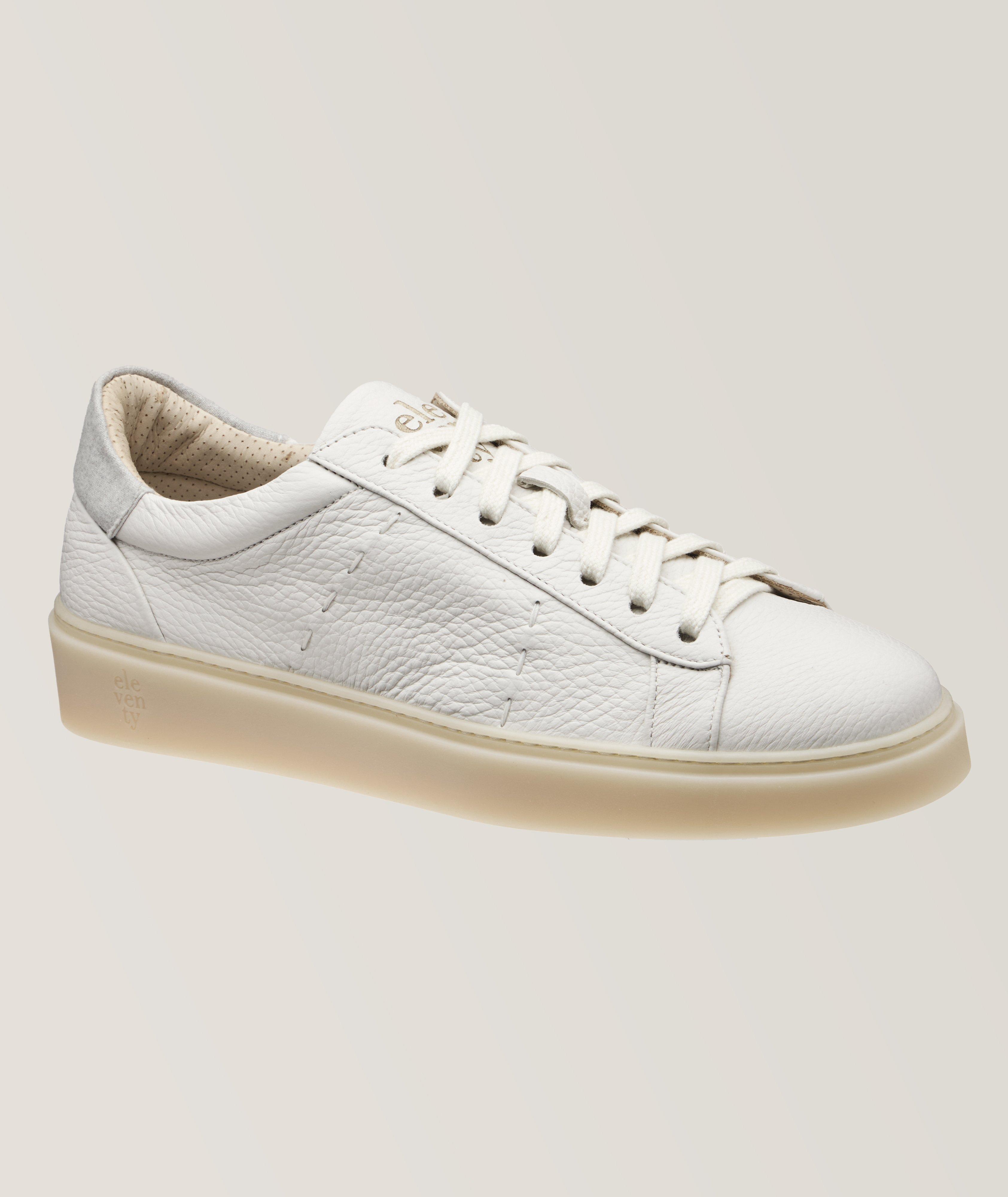 Pick Stitched Leather Sneakers image 0
