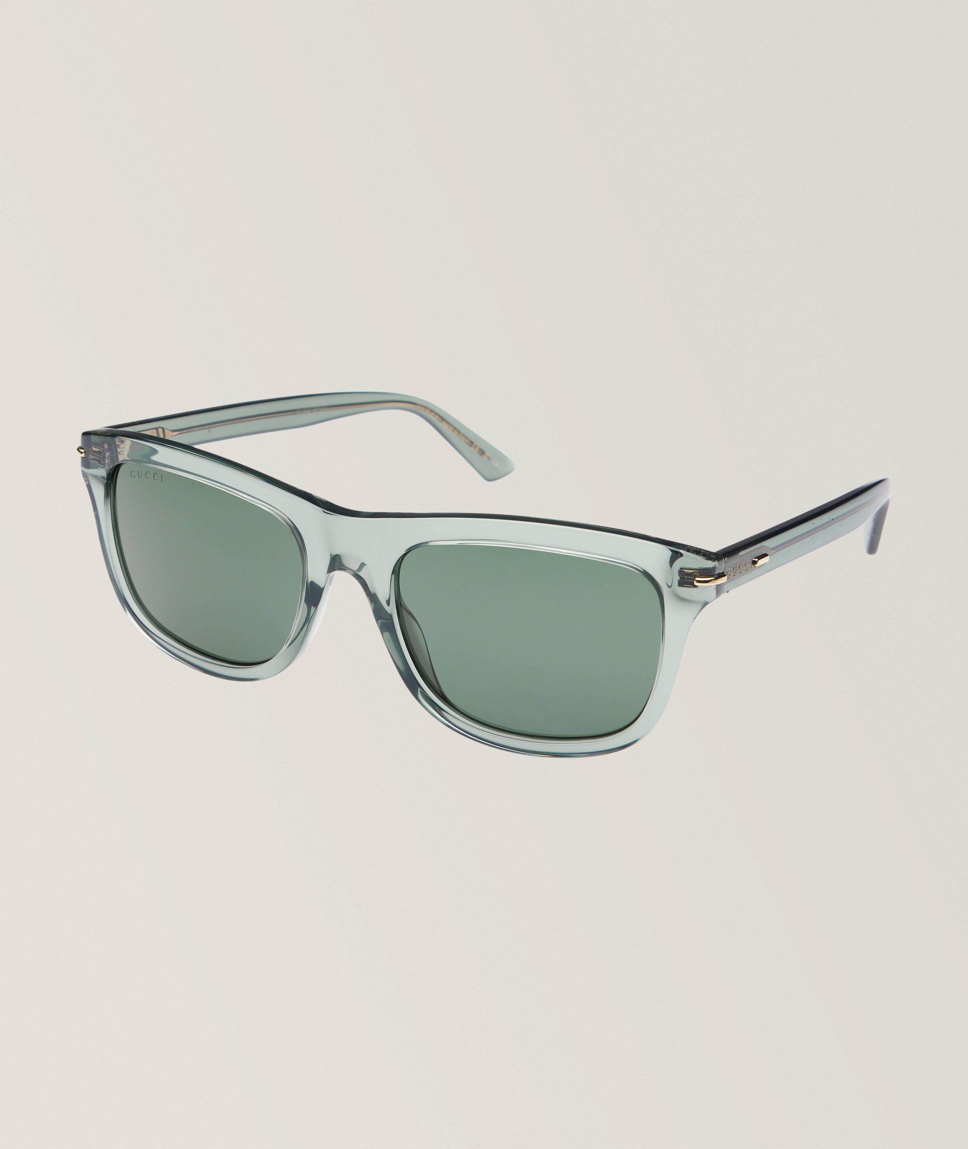 Gucci Acetate Rectangle Frame Sunglasses