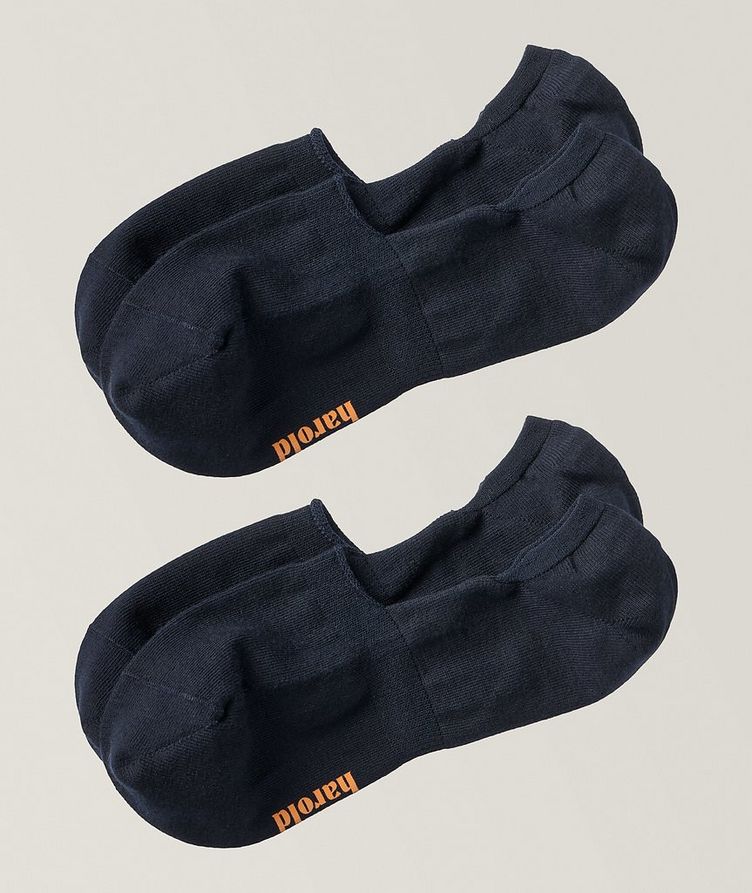 2 Pair Stretch-Cotton Blend No-Show Socks  image 0