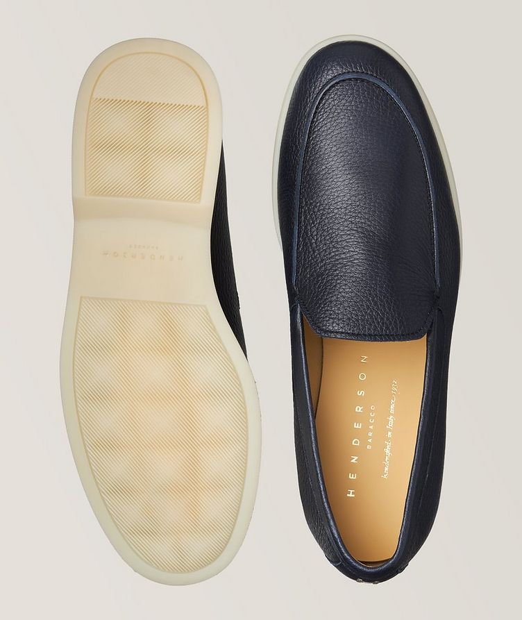 Panarea Vintage Deerskin Pebbled Leather Loafers image 2