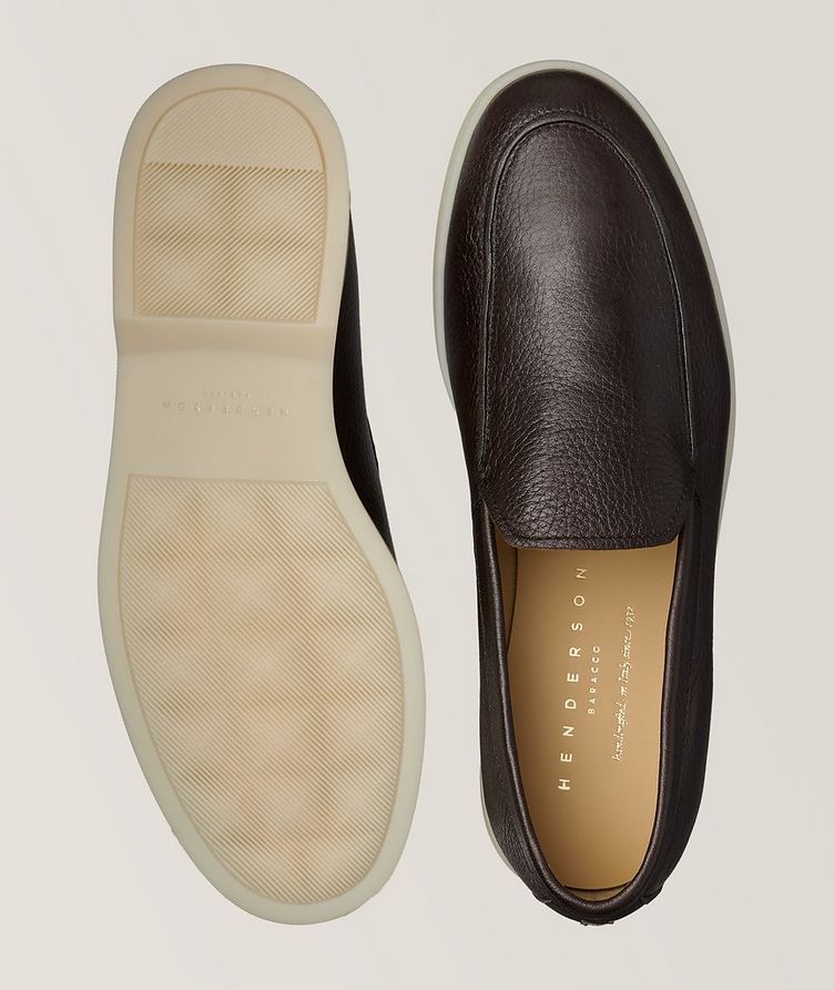 Panarea Pebbled Deerskin Leather Loafers image 2