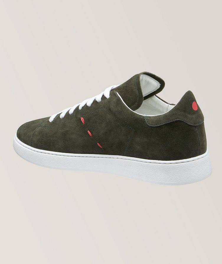 Suede Pick Stitch Sneakers image 1