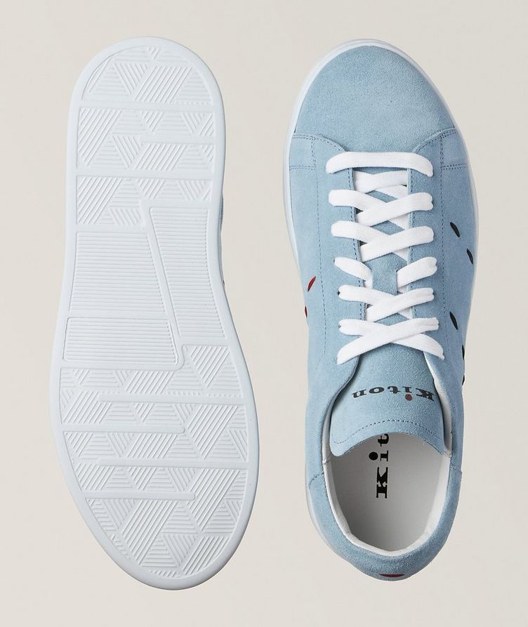 Suede Pick Stitch Sneakers image 2