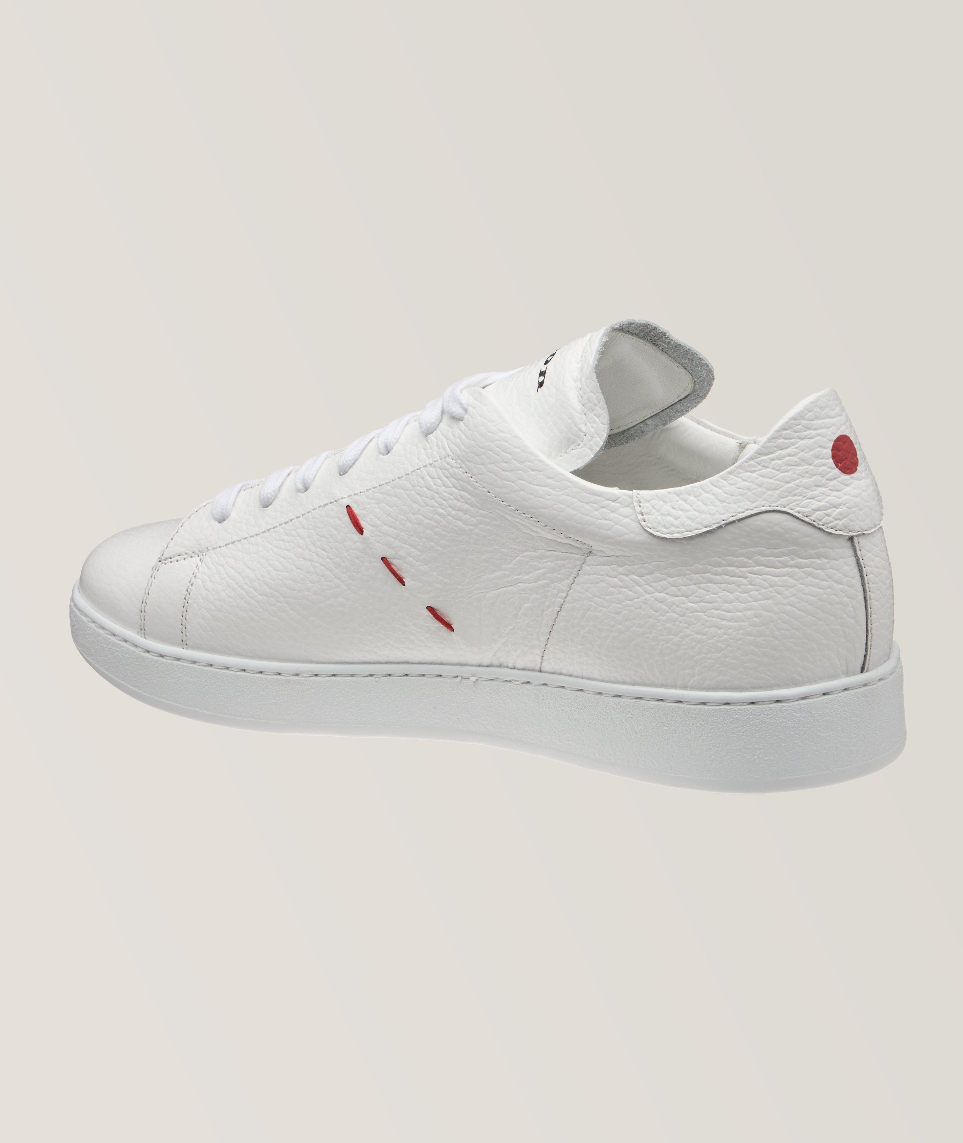 Pick Stitch Leather Sneakers image 1