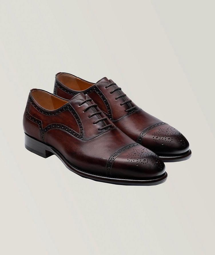 Perforated Leather Oxfords image 1