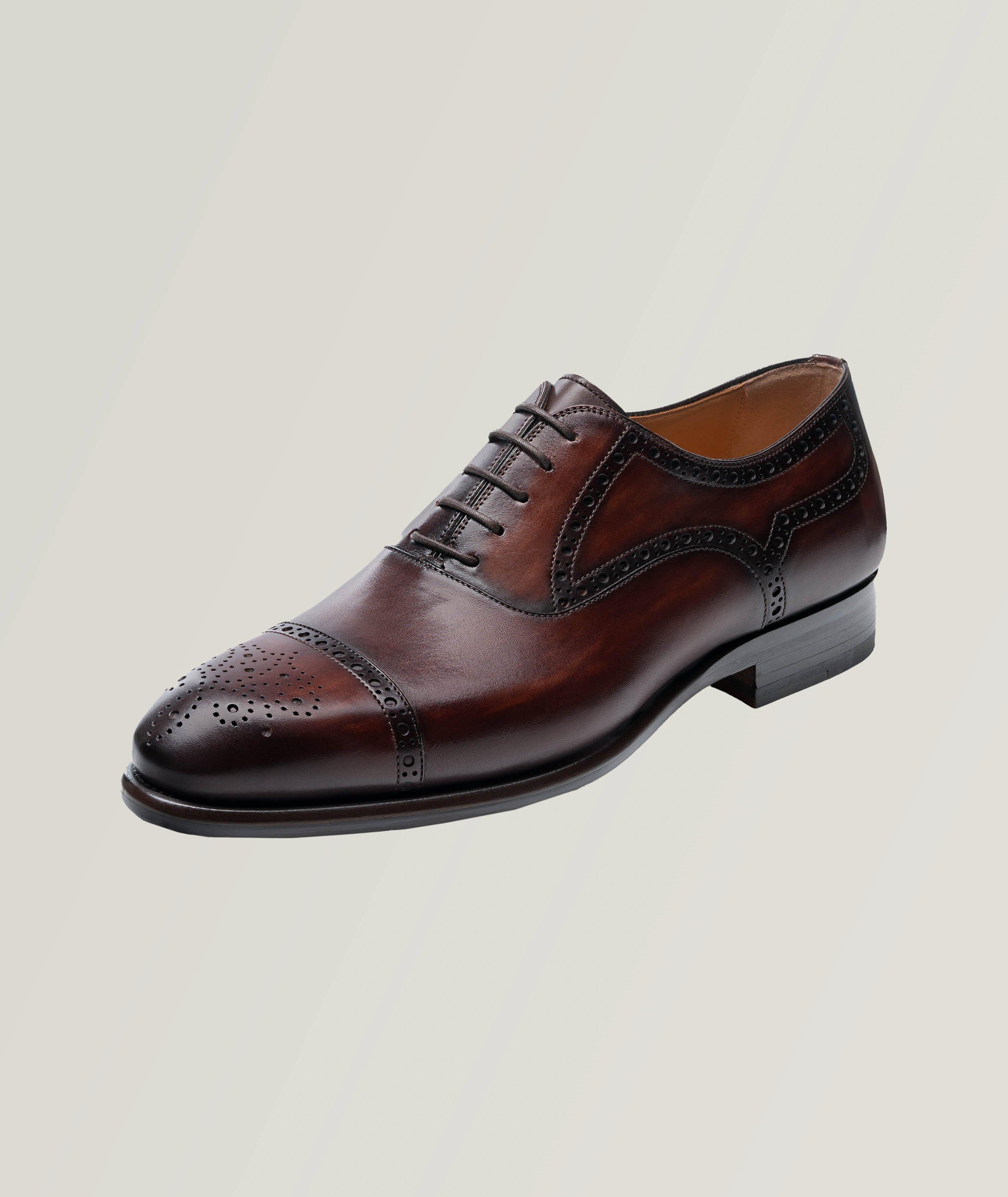 Magnanni Perforated Leather Oxfords Dress Shoes Harry Rosen