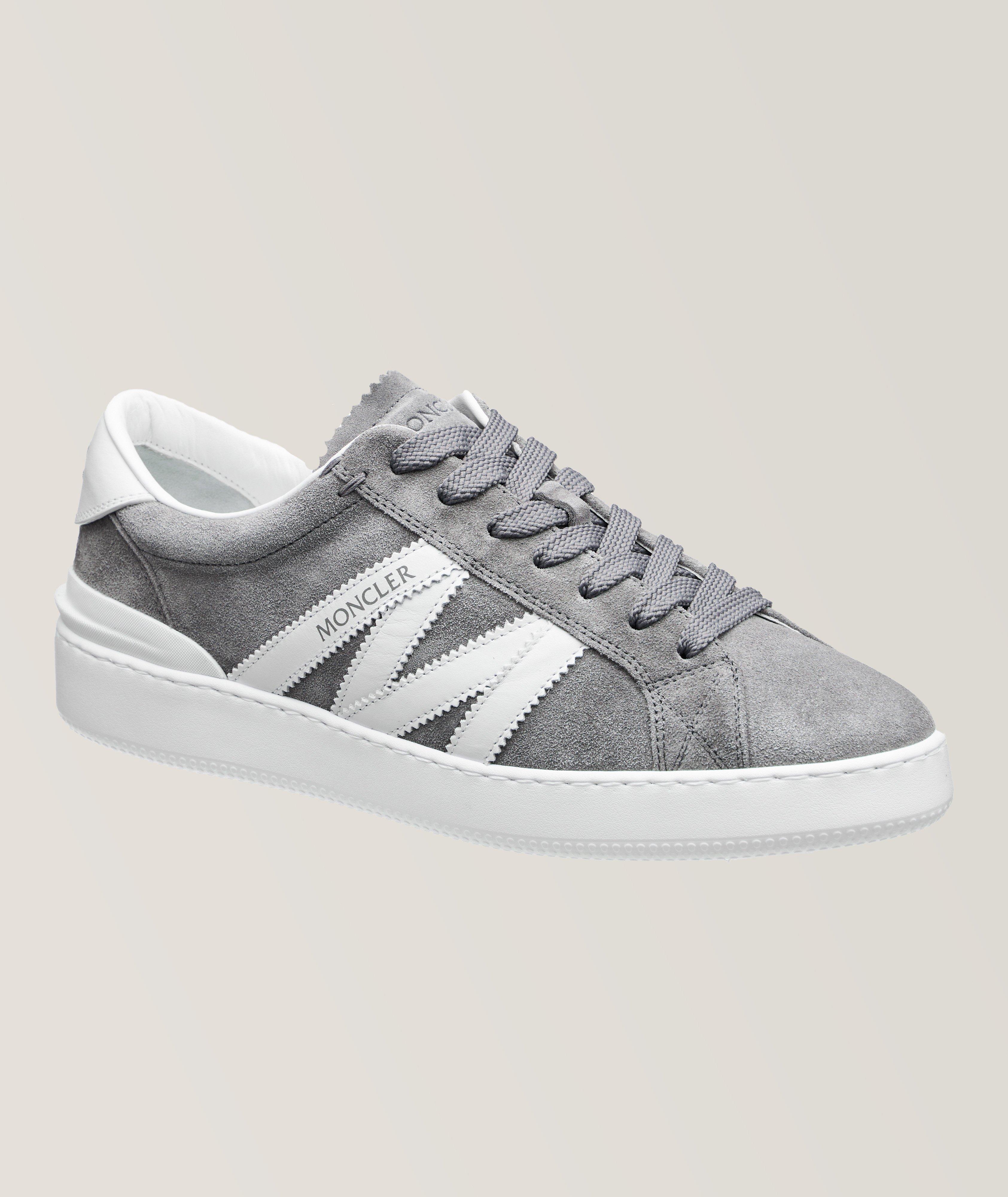 Moncler suede sneakers online